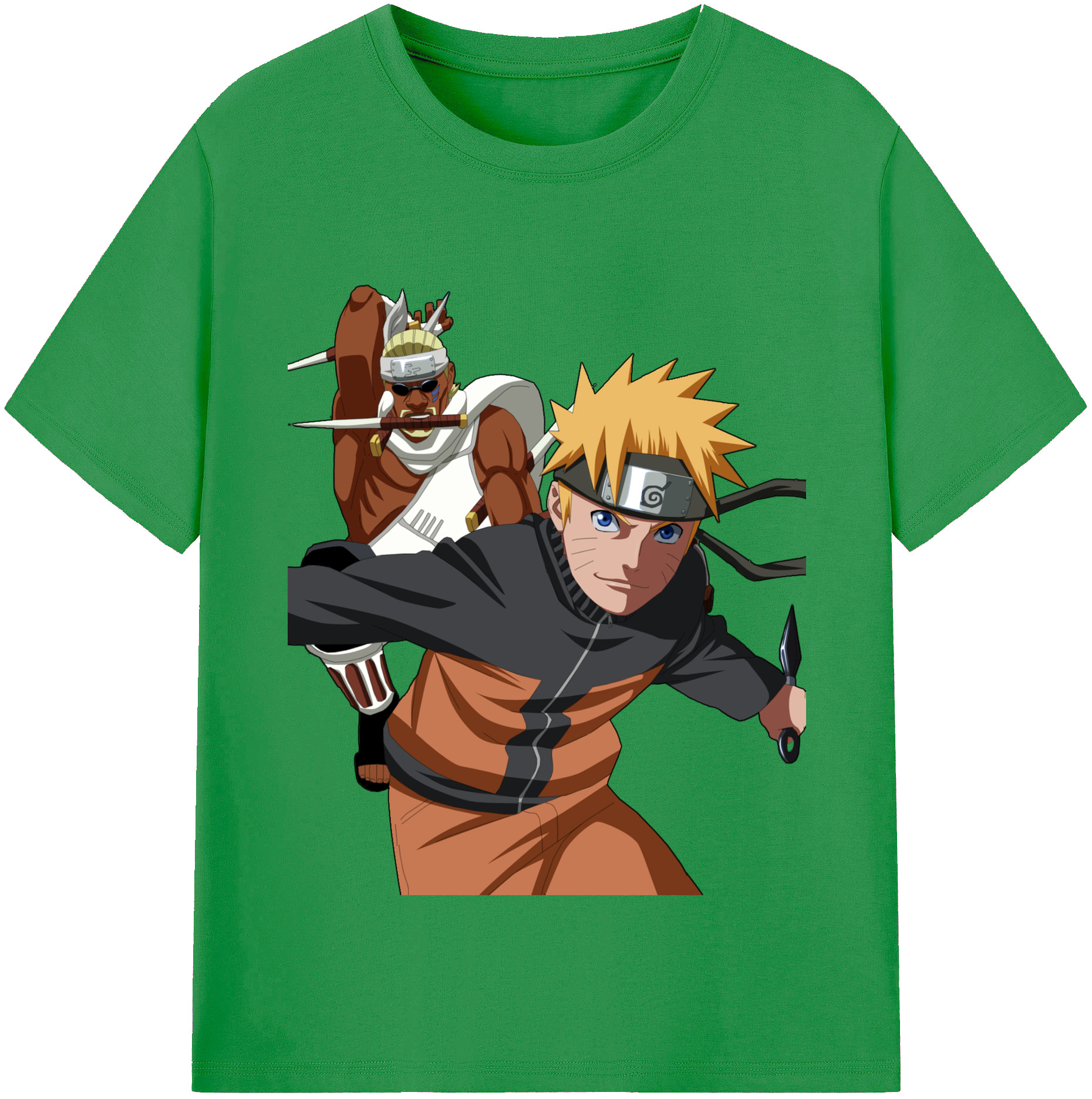 （画像用） NARUTO -ナルト- うずまき ナルト Uzumaki Naruto レディースカジュアルプリントTシャツ（綿100％）