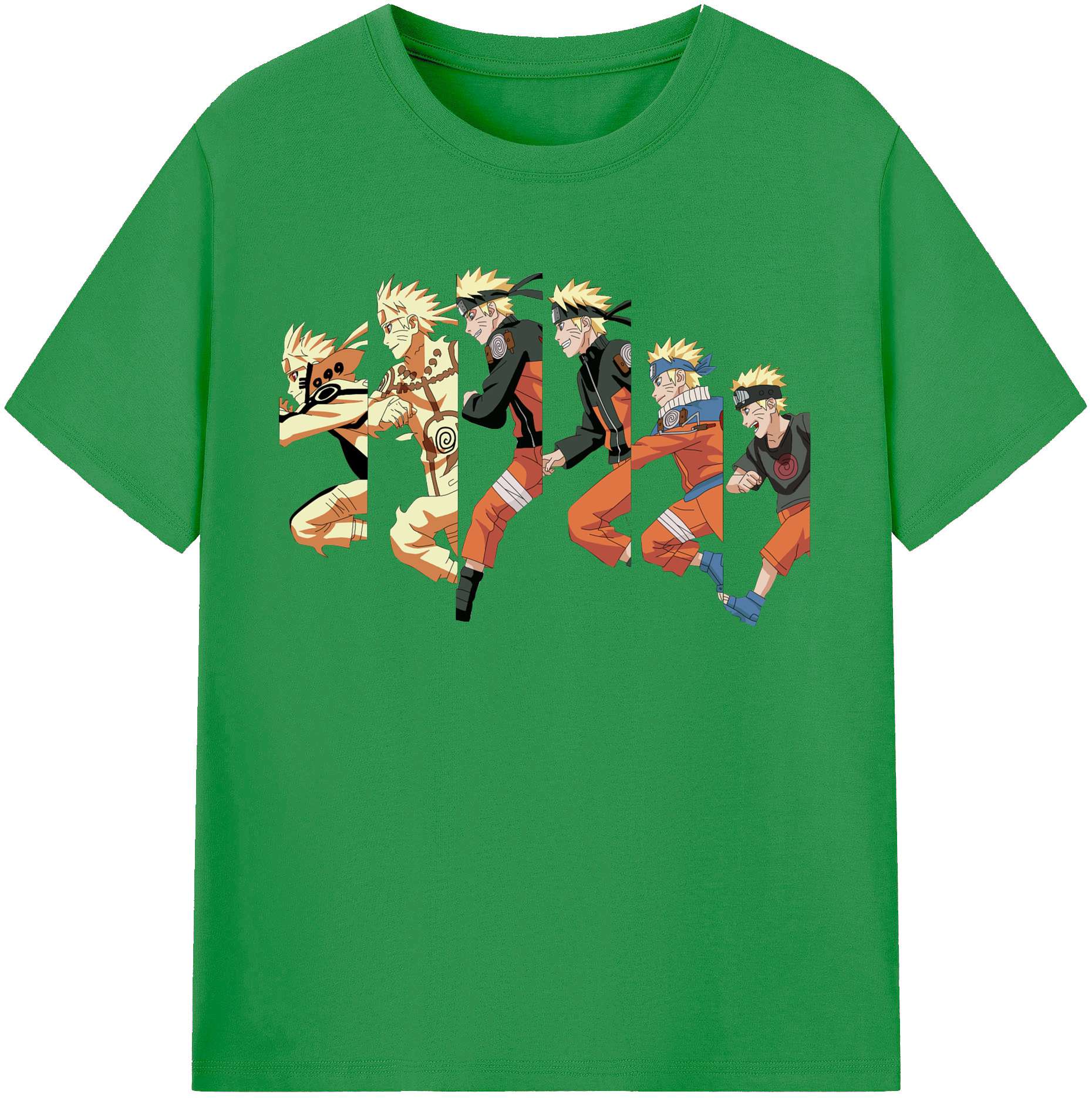 （画像用） NARUTO -ナルト- うずまき ナルト Uzumaki Naruto レディースカジュアルプリントTシャツ（綿100％）