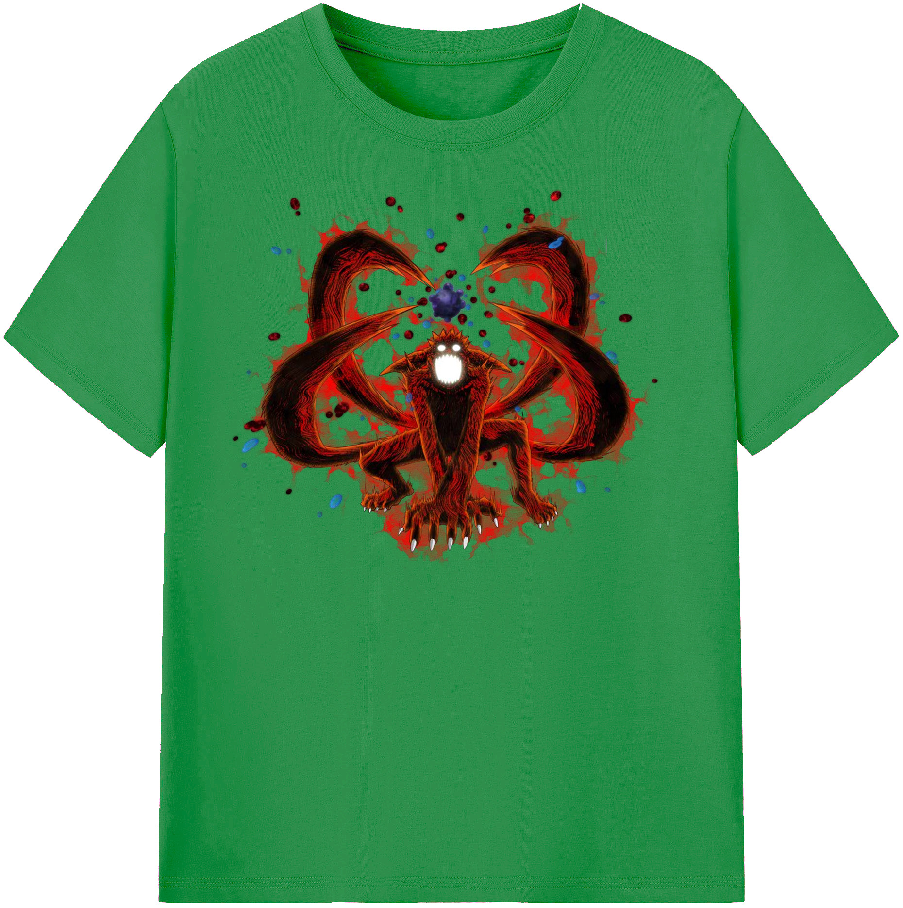 （画像用） NARUTO -ナルト- うずまき ナルト Uzumaki Naruto レディースカジュアルプリントTシャツ（綿100％）