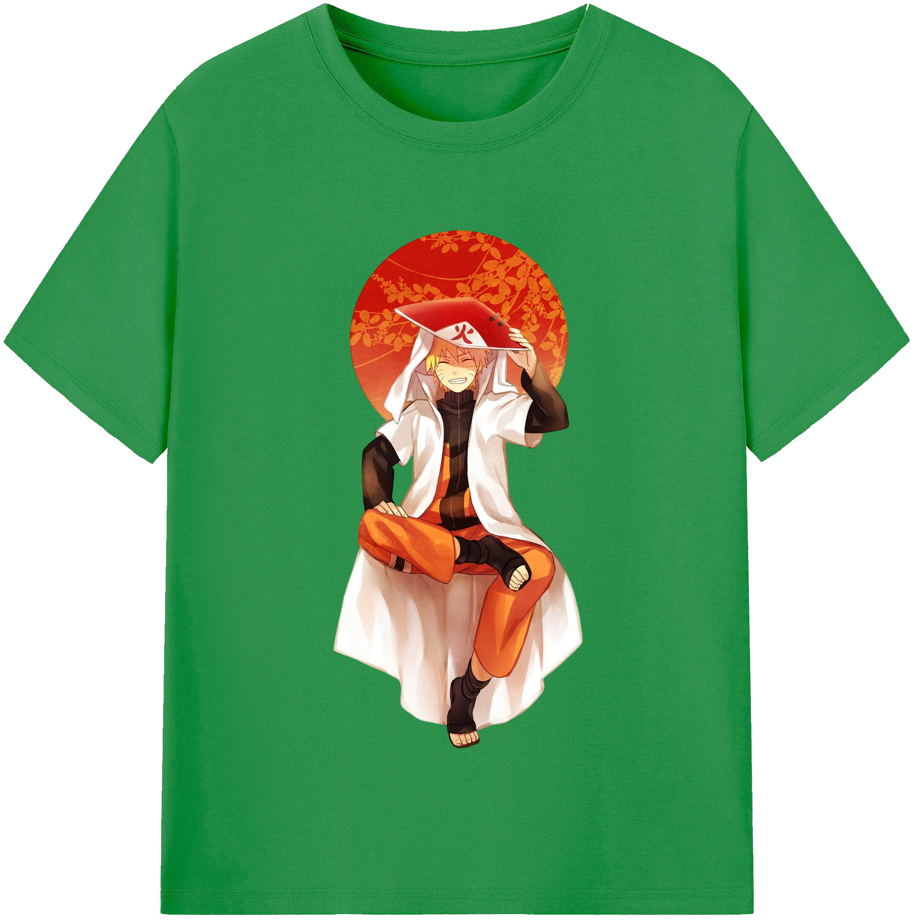 （画像用） NARUTO -ナルト- うずまき ナルト Uzumaki Naruto レディースカジュアルプリントTシャツ（綿100％）