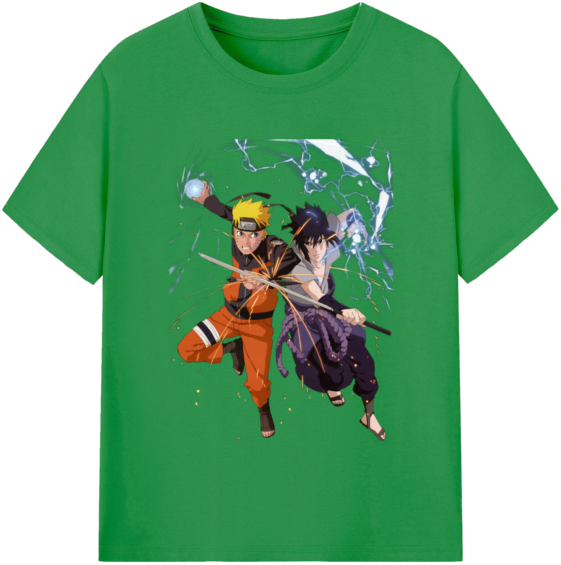 （画像用） NARUTO -ナルト- うずまき ナルト Uzumaki Naruto レディースカジュアルプリントTシャツ（綿100％）