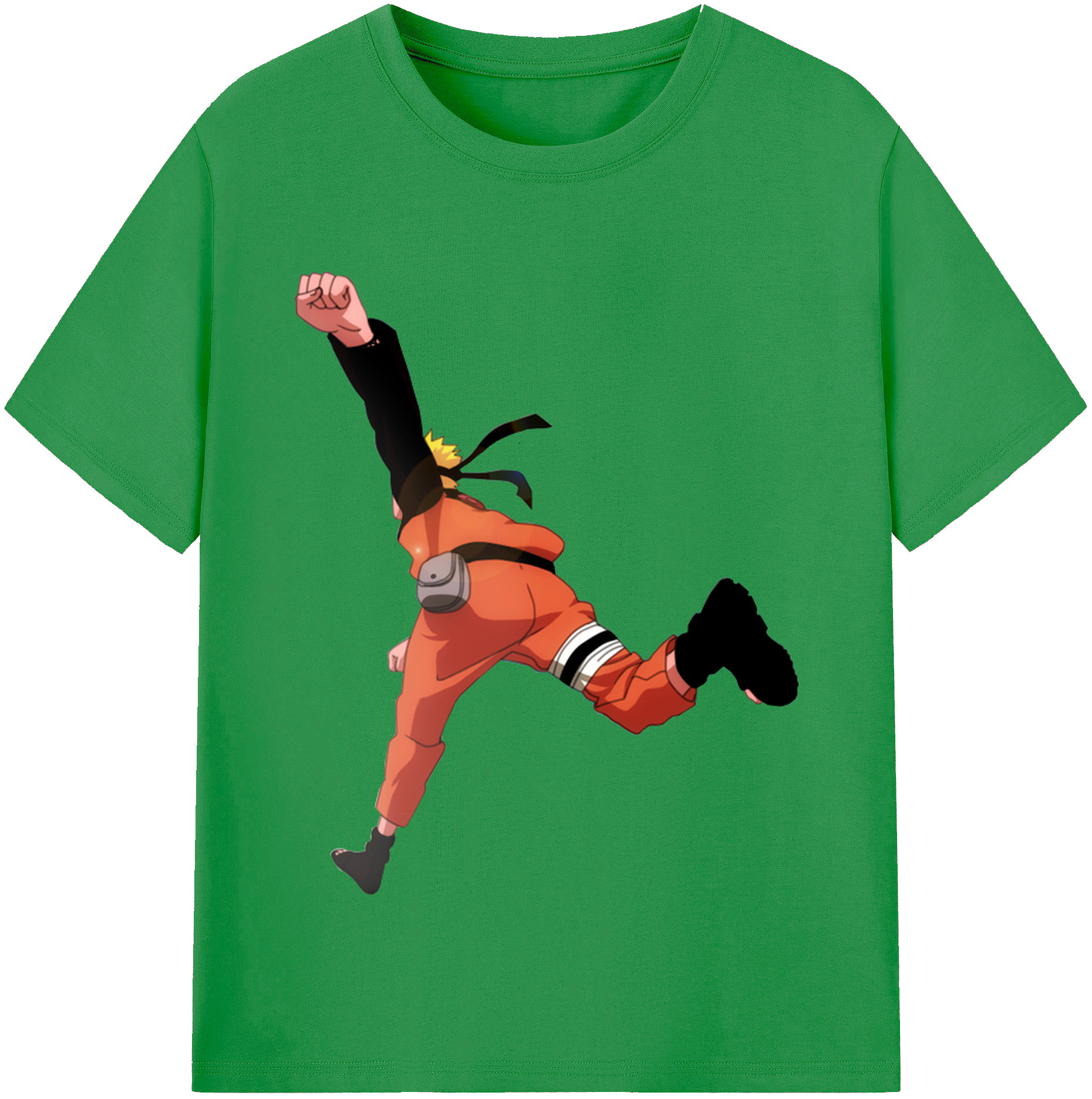 （画像用） NARUTO -ナルト- うずまき ナルト Uzumaki Naruto レディースカジュアルプリントTシャツ（綿100％）