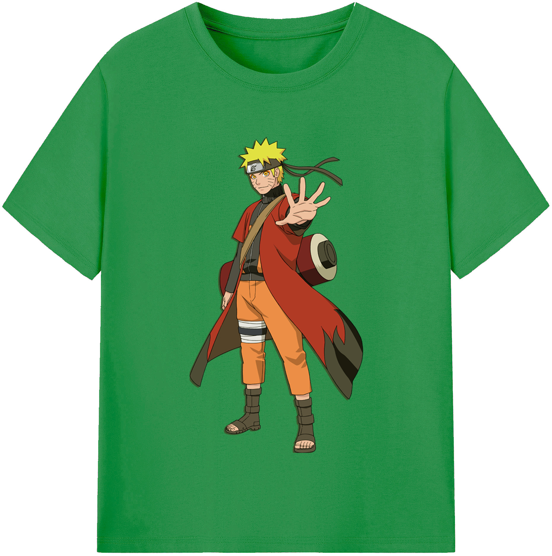 （画像用） NARUTO -ナルト- うずまき ナルト Uzumaki Naruto レディースカジュアルプリントTシャツ（綿100％）