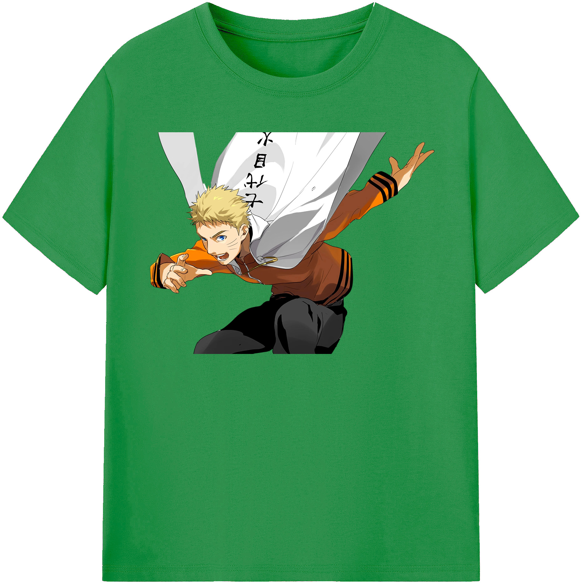 （画像用） NARUTO -ナルト- うずまき ナルト Uzumaki Naruto レディースカジュアルプリントTシャツ（綿100％）