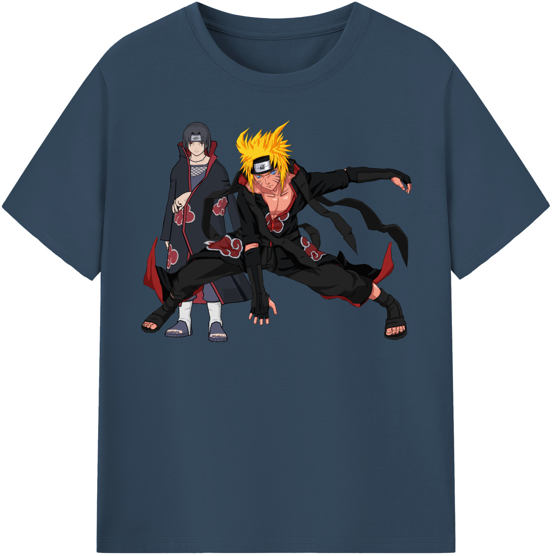 （画像用） NARUTO -ナルト- うずまき ナルト Uzumaki Naruto レディースカジュアルプリントTシャツ（綿100％）