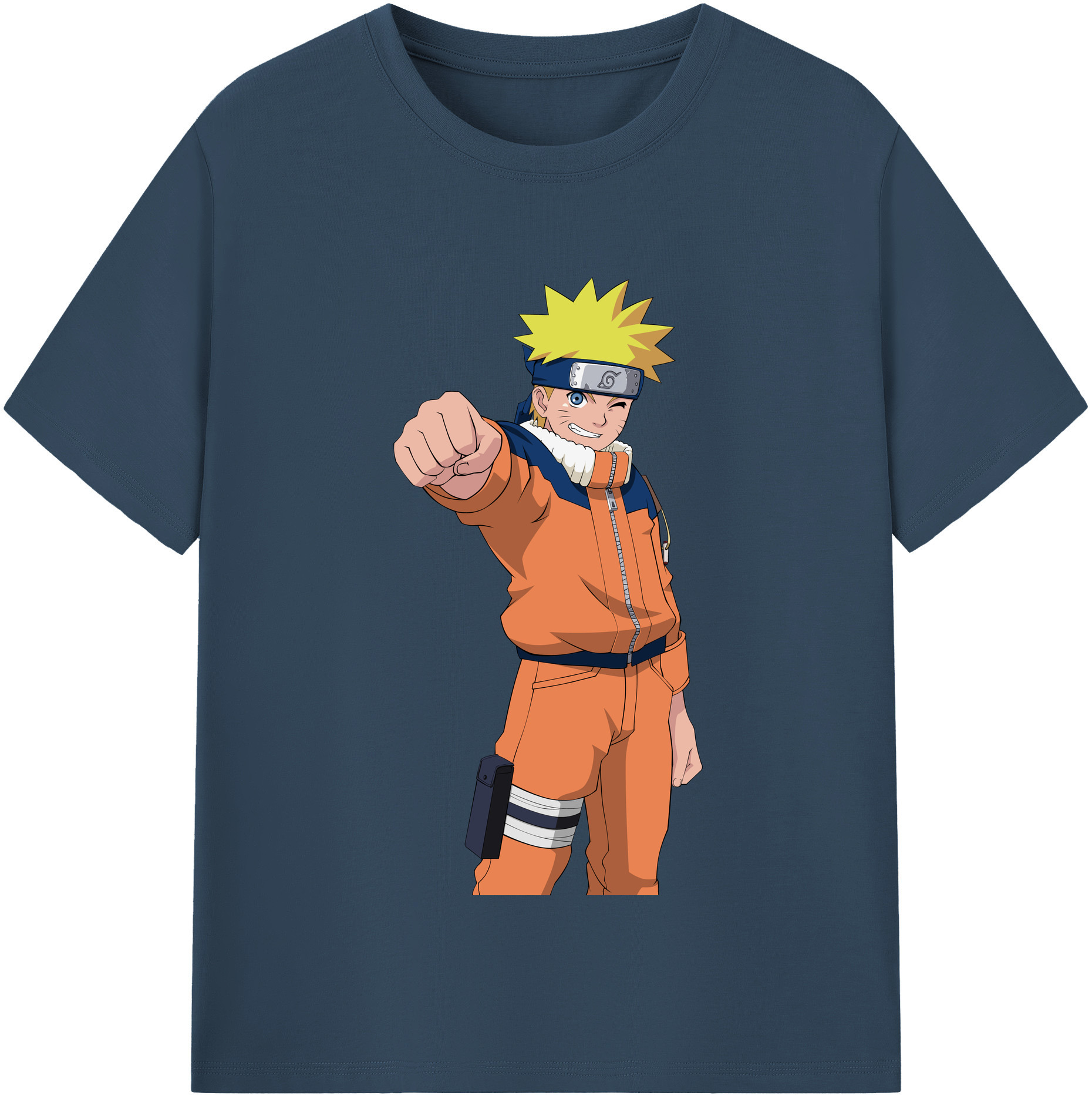 NARUTO -ナルト- うずまき ナルト Uzumaki Naruto レディースカジュアルプリントTシャツ（綿100％）