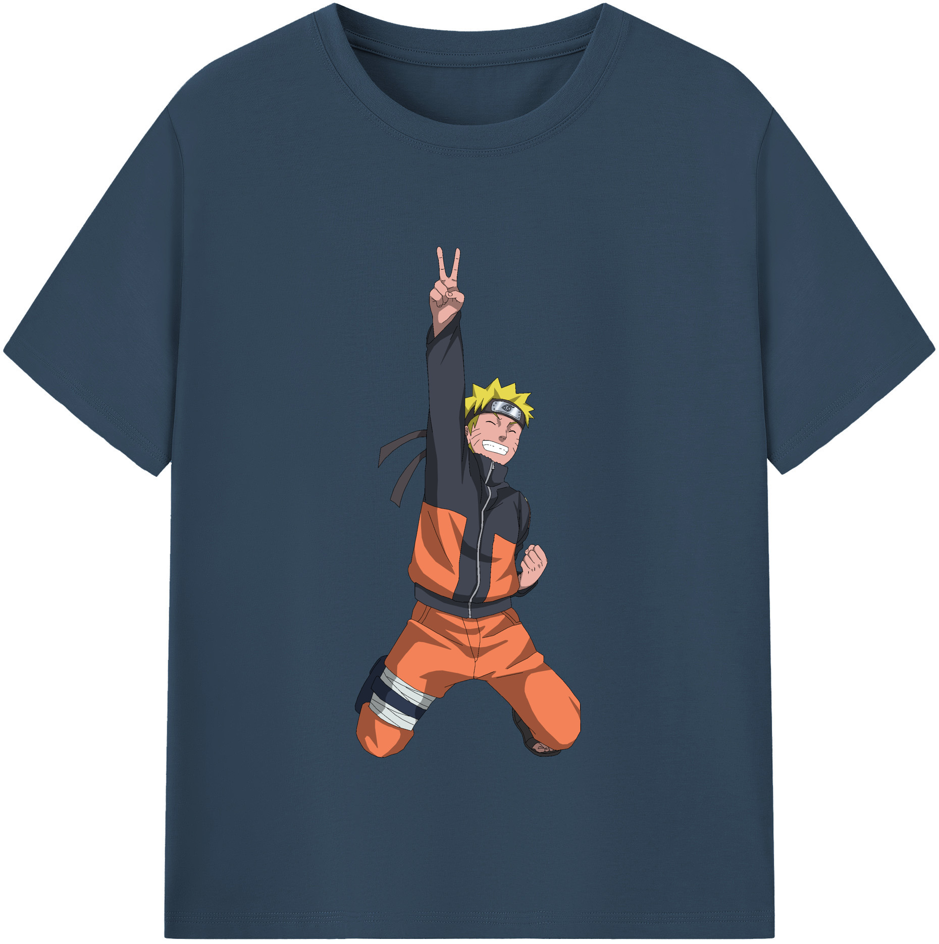 （画像用） NARUTO -ナルト- うずまき ナルト Uzumaki Naruto レディースカジュアルプリントTシャツ（綿100％）