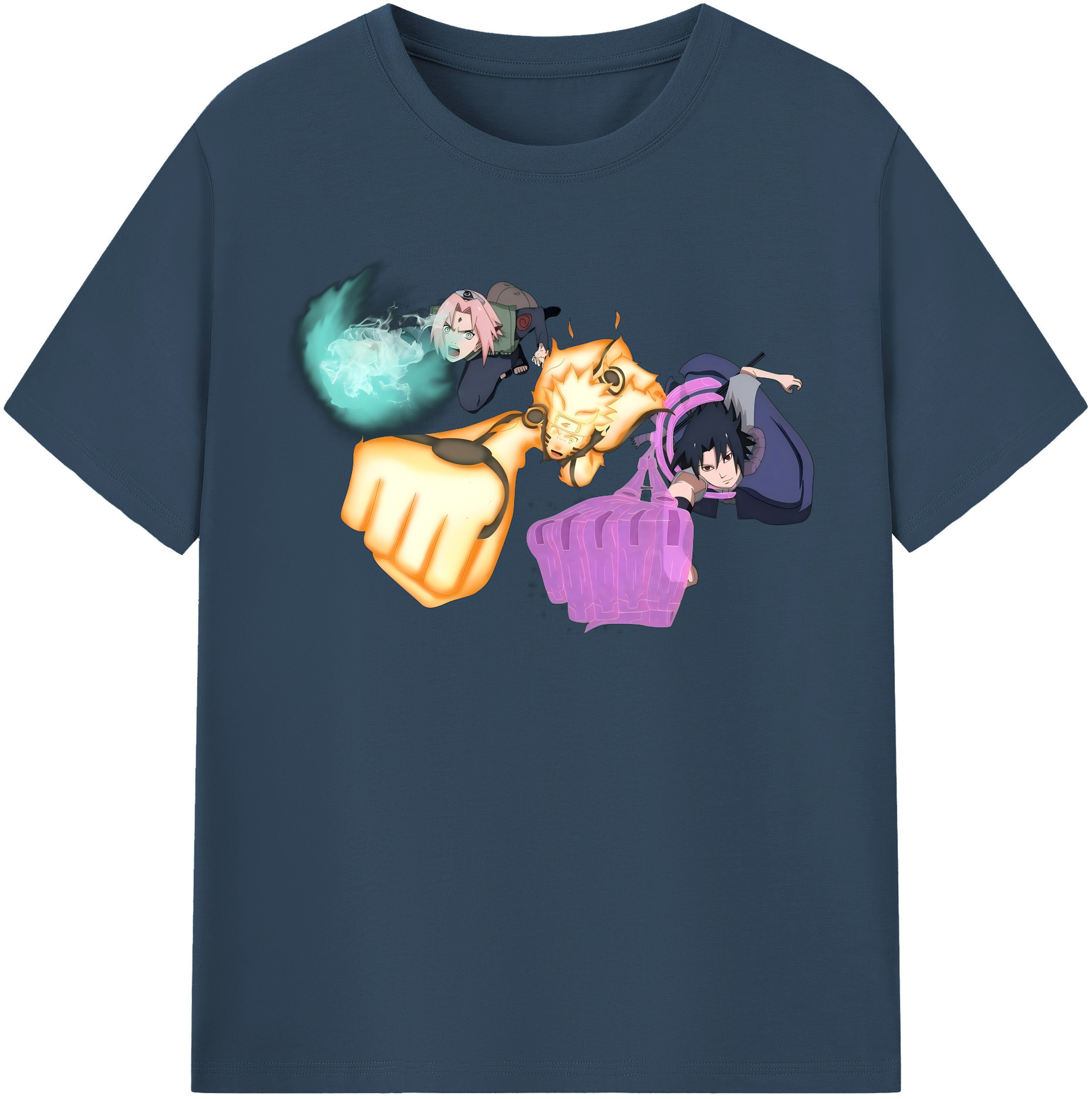 （画像用） NARUTO -ナルト- うずまき ナルト Uzumaki Naruto レディースカジュアルプリントTシャツ（綿100％）