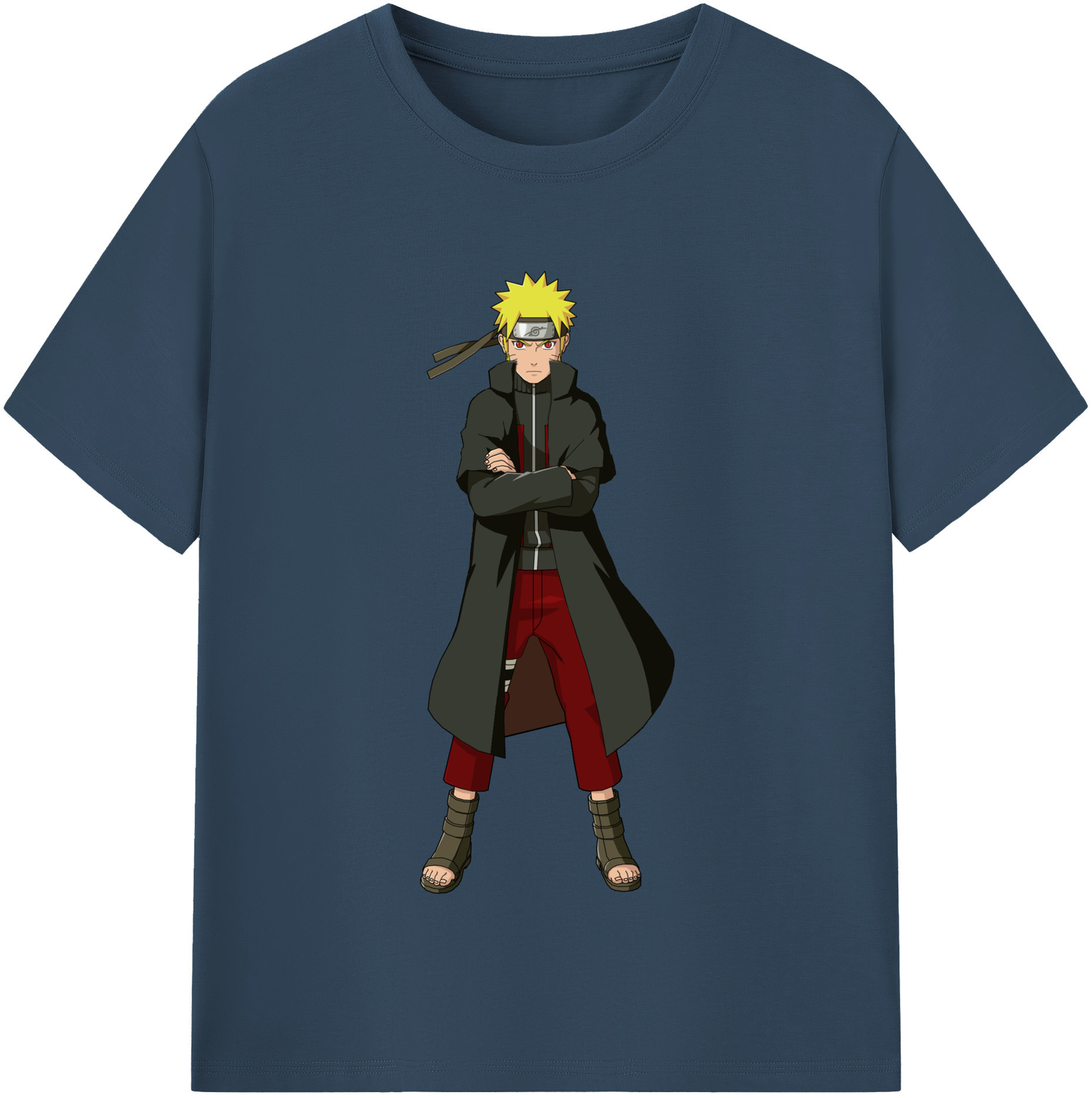 （画像用） NARUTO -ナルト- うずまき ナルト Uzumaki Naruto レディースカジュアルプリントTシャツ（綿100％）