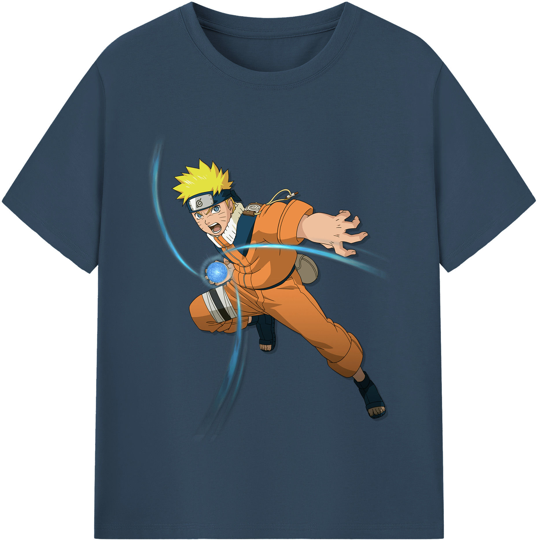 （画像用） NARUTO -ナルト- うずまき ナルト Uzumaki Naruto レディースカジュアルプリントTシャツ（綿100％）