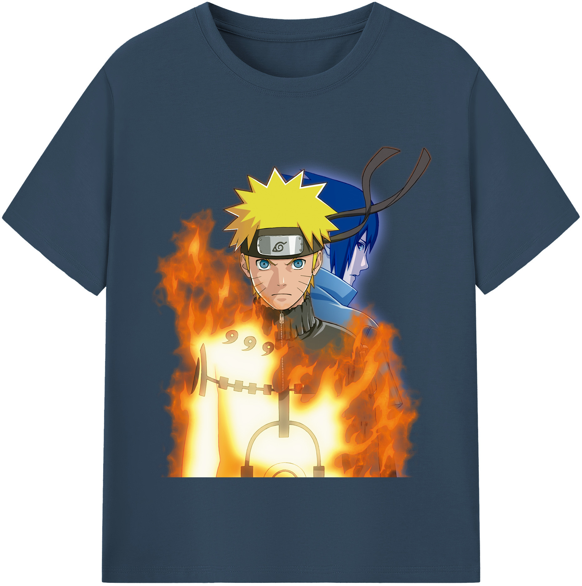 （画像用） NARUTO -ナルト- うずまき ナルト Uzumaki Naruto レディースカジュアルプリントTシャツ（綿100％）