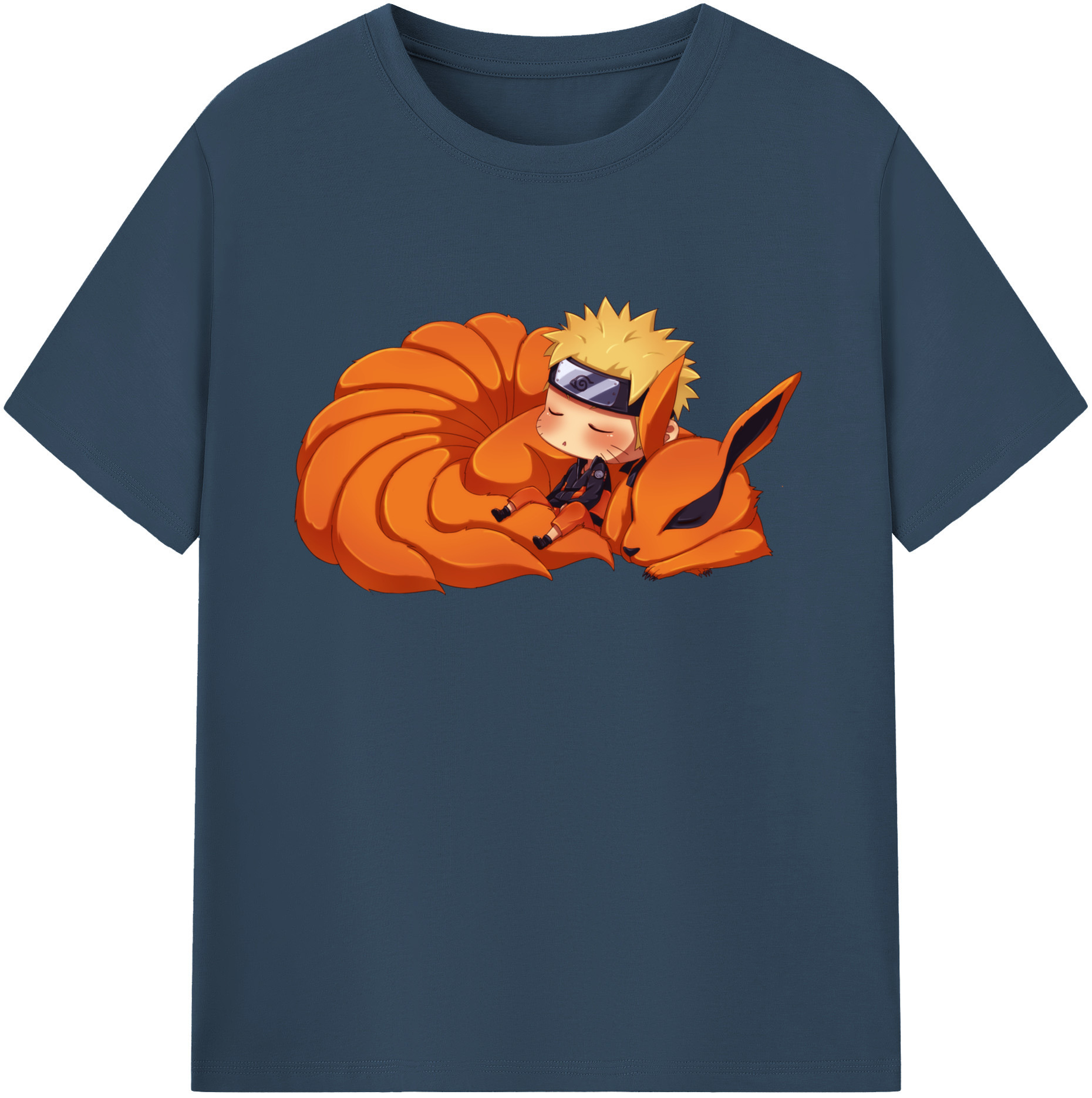 （画像用） NARUTO -ナルト- うずまき ナルト Uzumaki Naruto レディースカジュアルプリントTシャツ（綿100％）