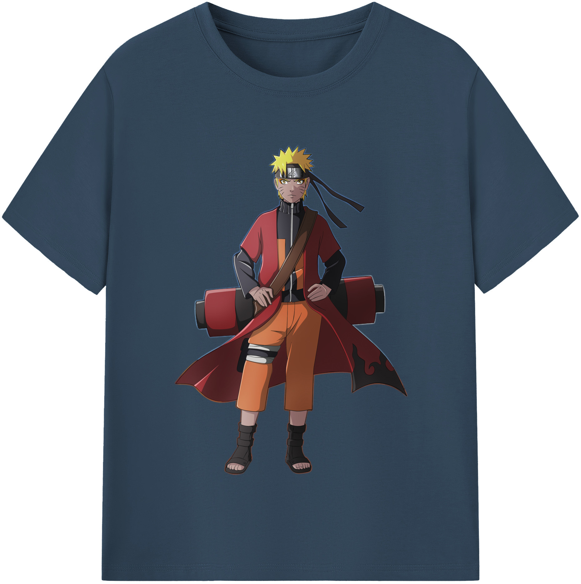 （画像用） NARUTO -ナルト- うずまき ナルト Uzumaki Naruto レディースカジュアルプリントTシャツ（綿100％）