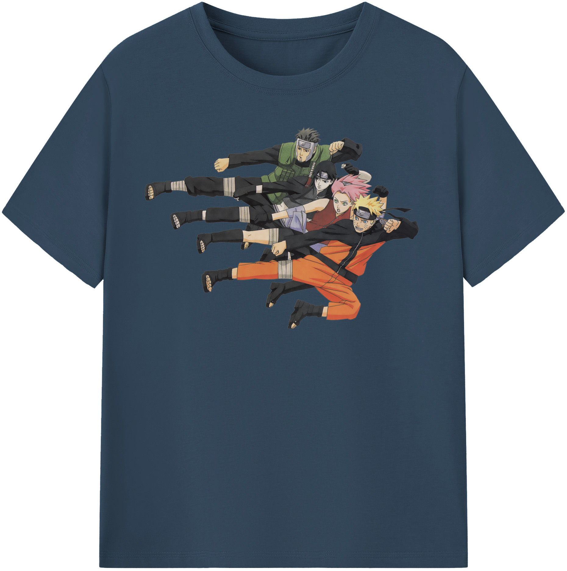 （画像用） NARUTO -ナルト- うずまき ナルト Uzumaki Naruto レディースカジュアルプリントTシャツ（綿100％）
