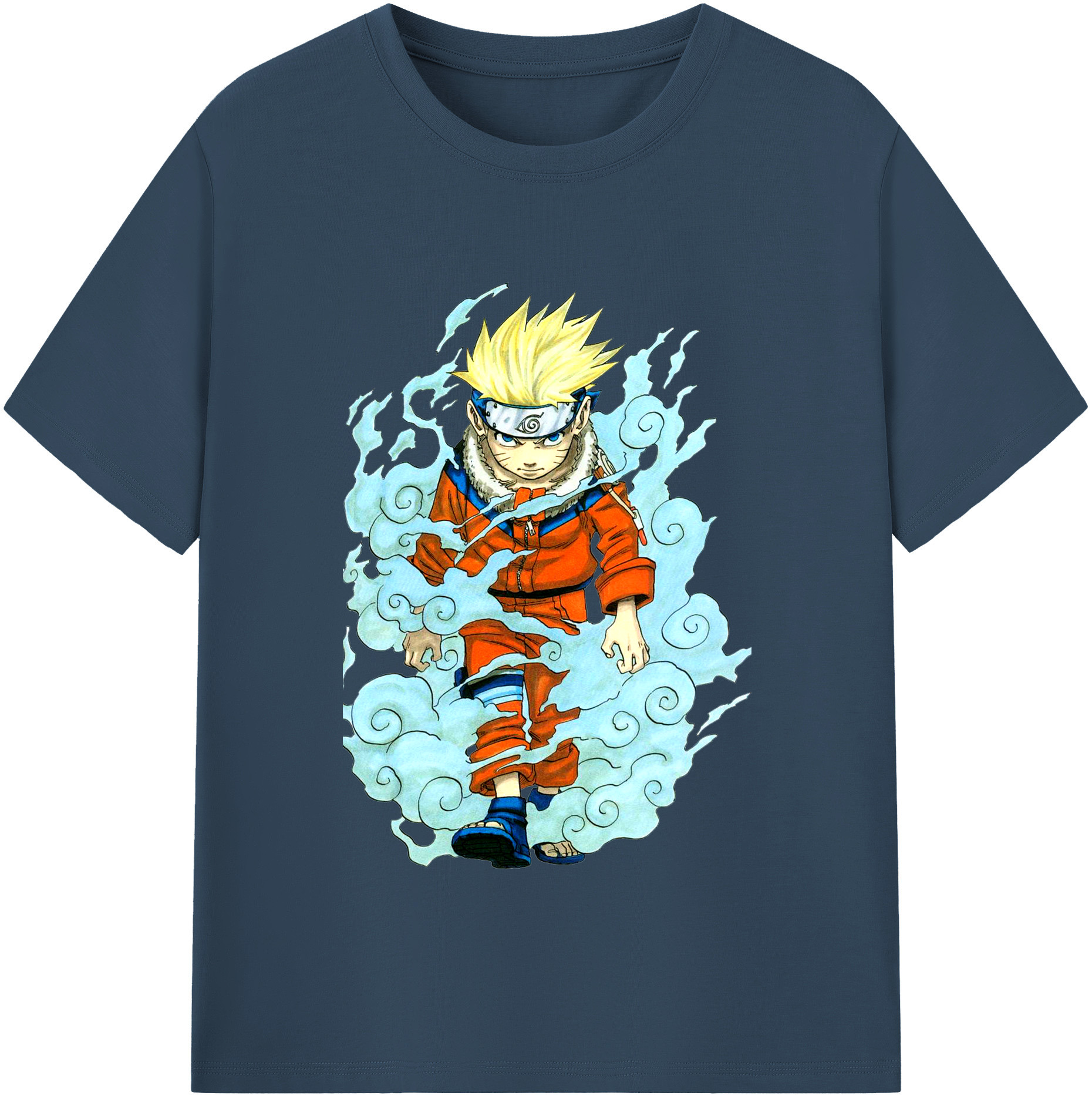 （画像用） NARUTO -ナルト- うずまき ナルト Uzumaki Naruto レディースカジュアルプリントTシャツ（綿100％）