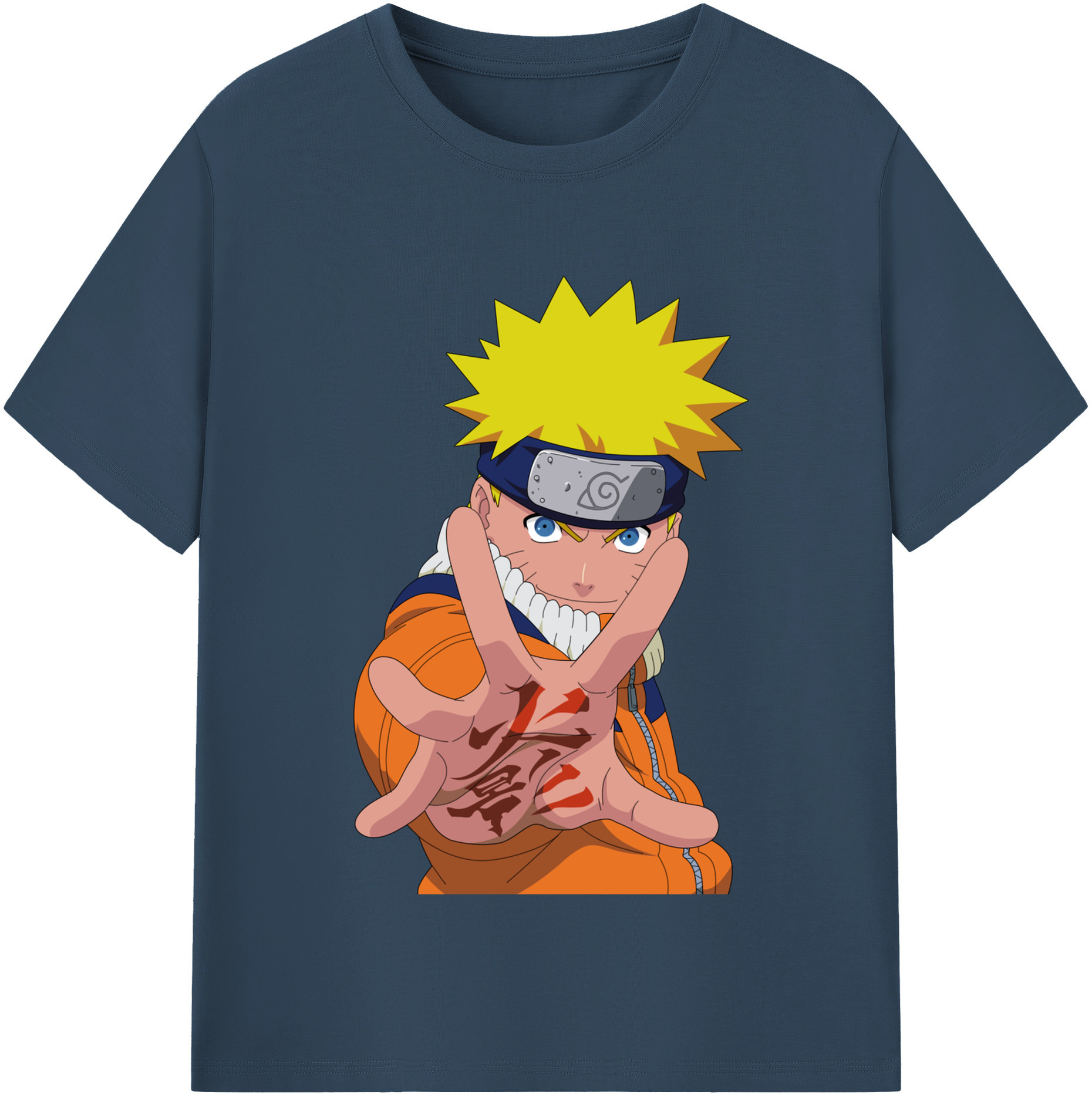 （画像用） NARUTO -ナルト- うずまき ナルト Uzumaki Naruto レディースカジュアルプリントTシャツ（綿100％）