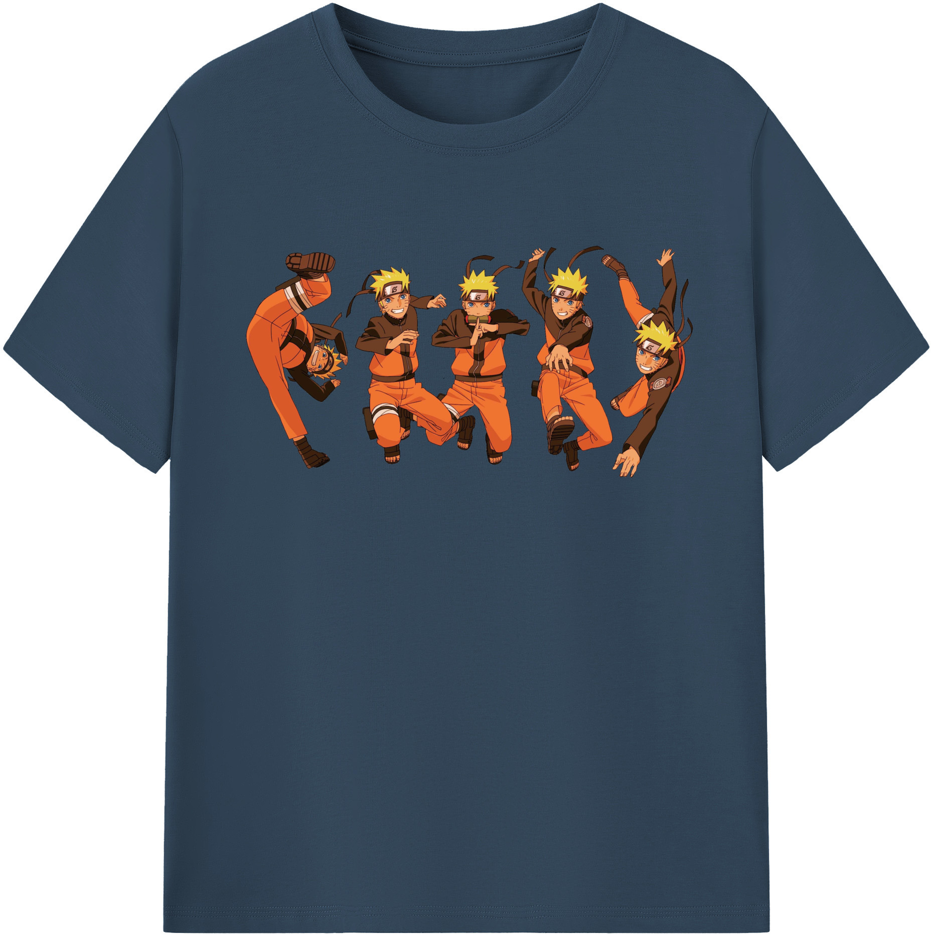 （画像用） NARUTO -ナルト- うずまき ナルト Uzumaki Naruto レディースカジュアルプリントTシャツ（綿100％）