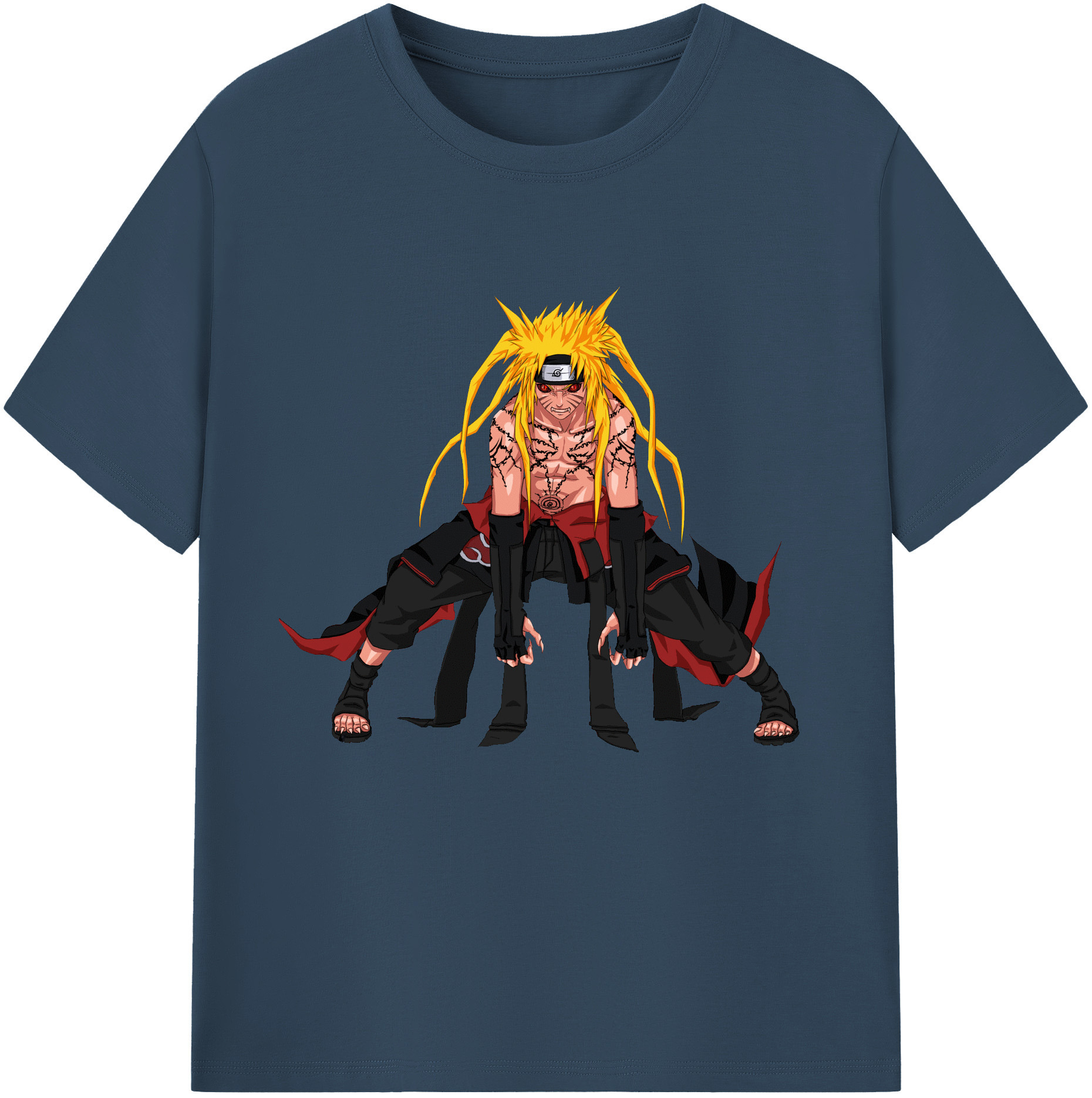 （画像用） NARUTO -ナルト- うずまき ナルト Uzumaki Naruto レディースカジュアルプリントTシャツ（綿100％）