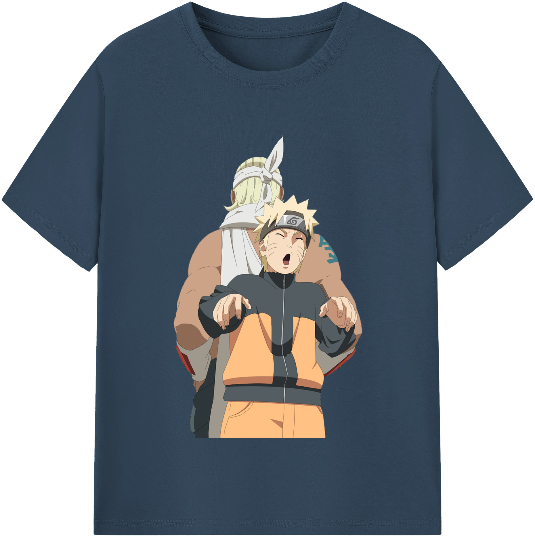 （画像用） NARUTO -ナルト- うずまき ナルト Uzumaki Naruto レディースカジュアルプリントTシャツ（綿100％）