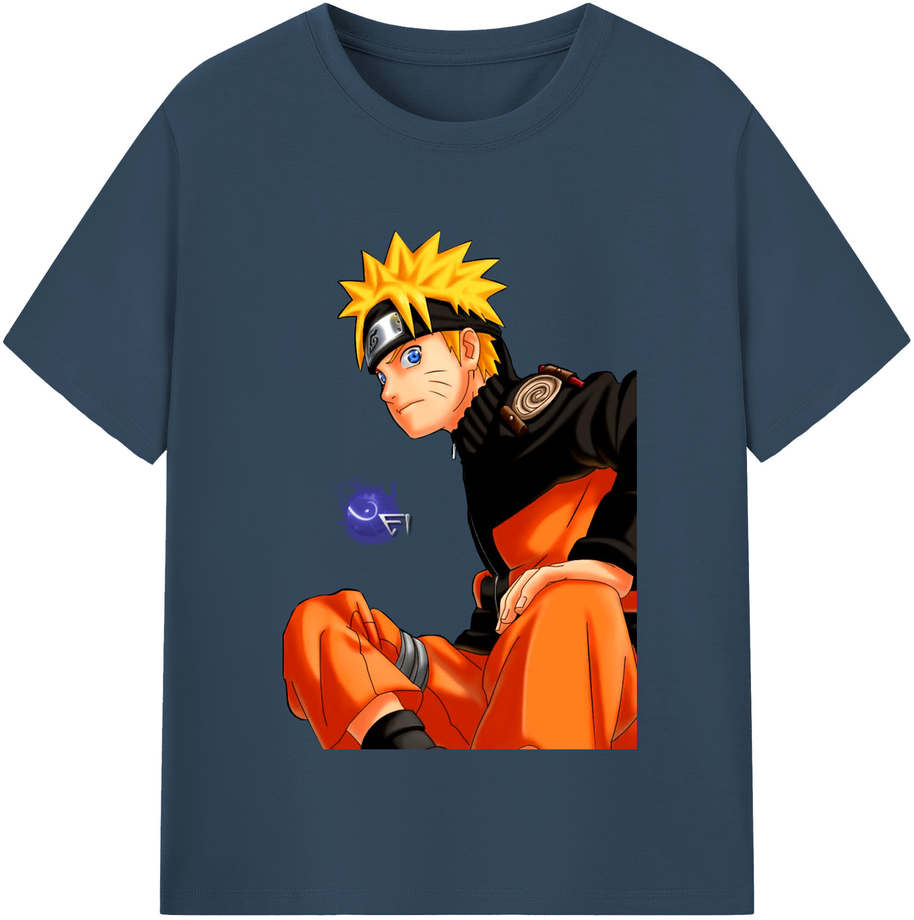 （画像用） NARUTO -ナルト- うずまき ナルト Uzumaki Naruto レディースカジュアルプリントTシャツ（綿100％）