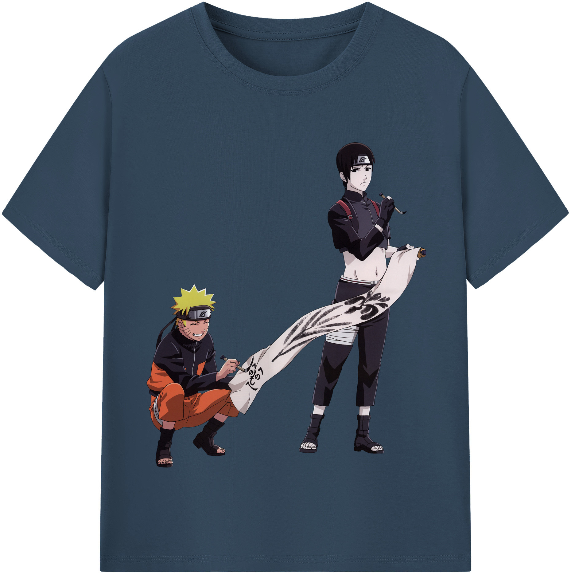 （画像用） NARUTO -ナルト- うずまき ナルト Uzumaki Naruto レディースカジュアルプリントTシャツ（綿100％）