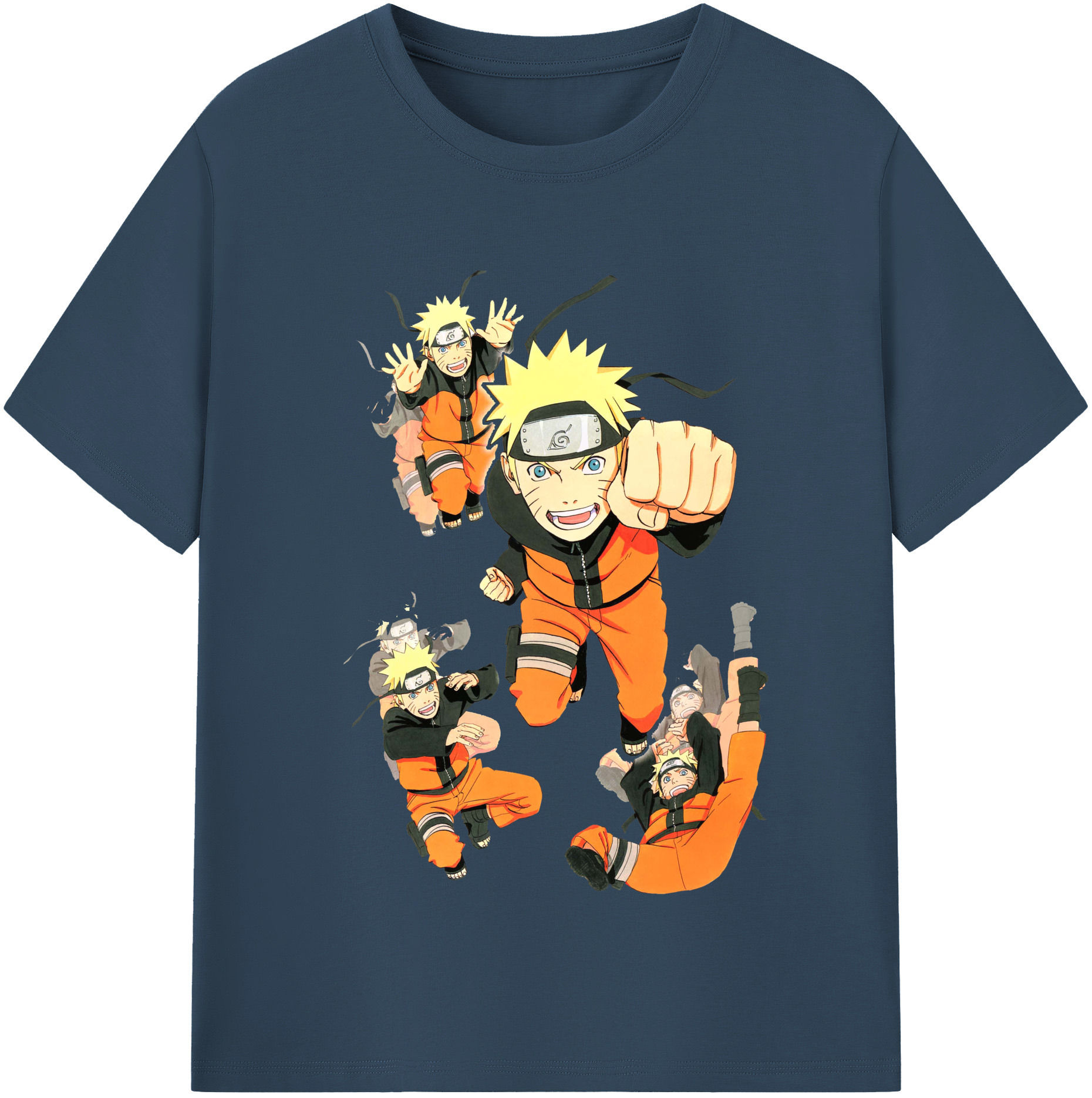 （画像用） NARUTO -ナルト- うずまき ナルト Uzumaki Naruto レディースカジュアルプリントTシャツ（綿100％）