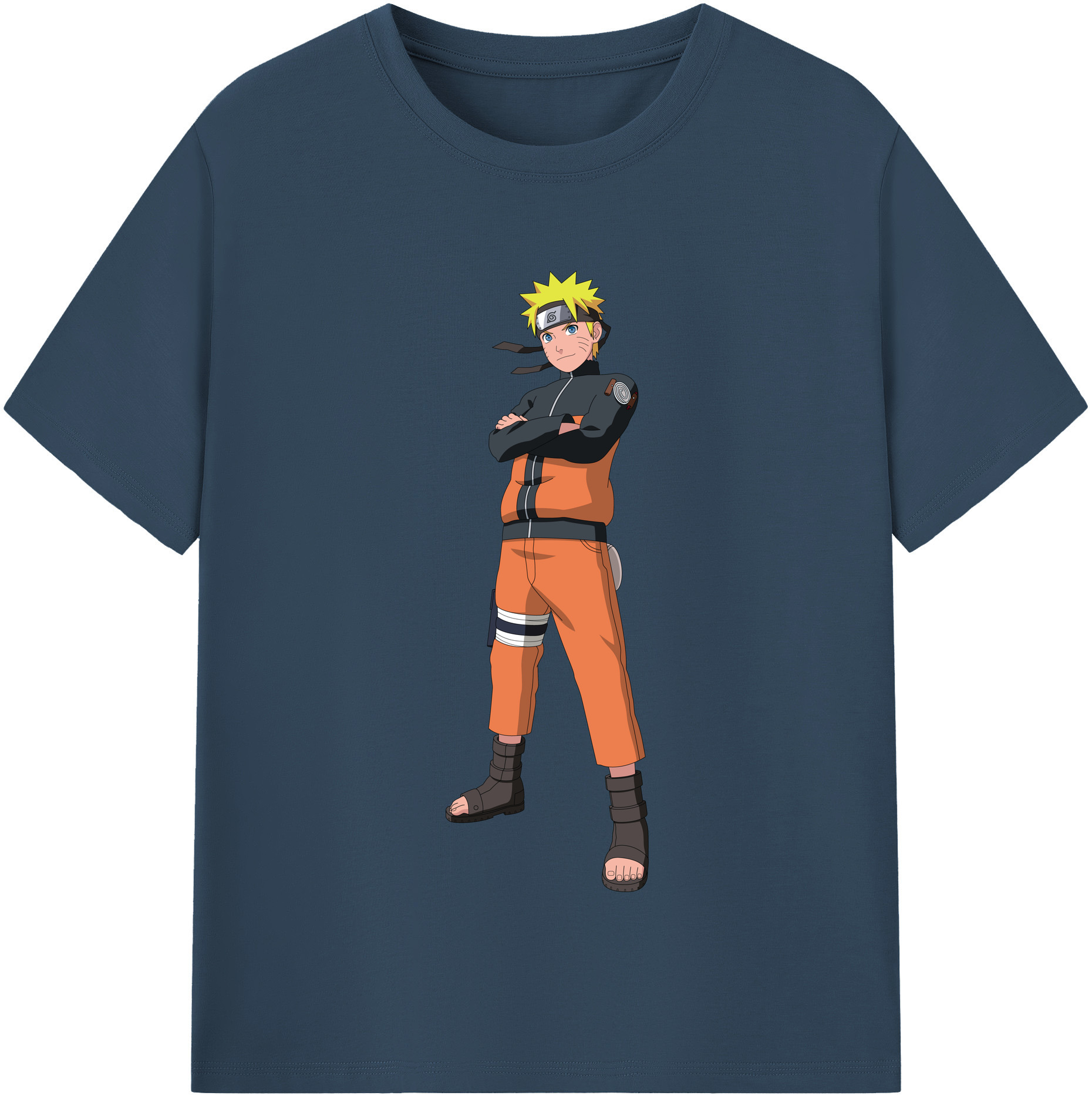 （画像用） NARUTO -ナルト- うずまき ナルト Uzumaki Naruto レディースカジュアルプリントTシャツ（綿100％）