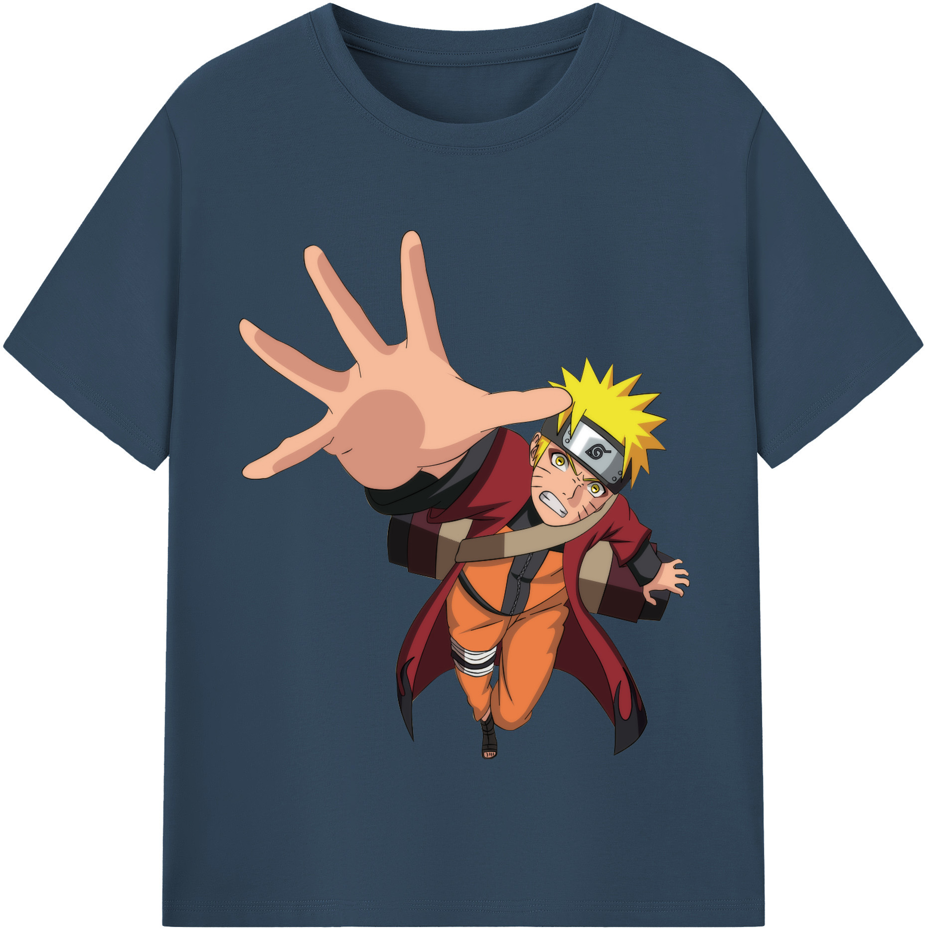 （画像用） NARUTO -ナルト- うずまき ナルト Uzumaki Naruto レディースカジュアルプリントTシャツ（綿100％）
