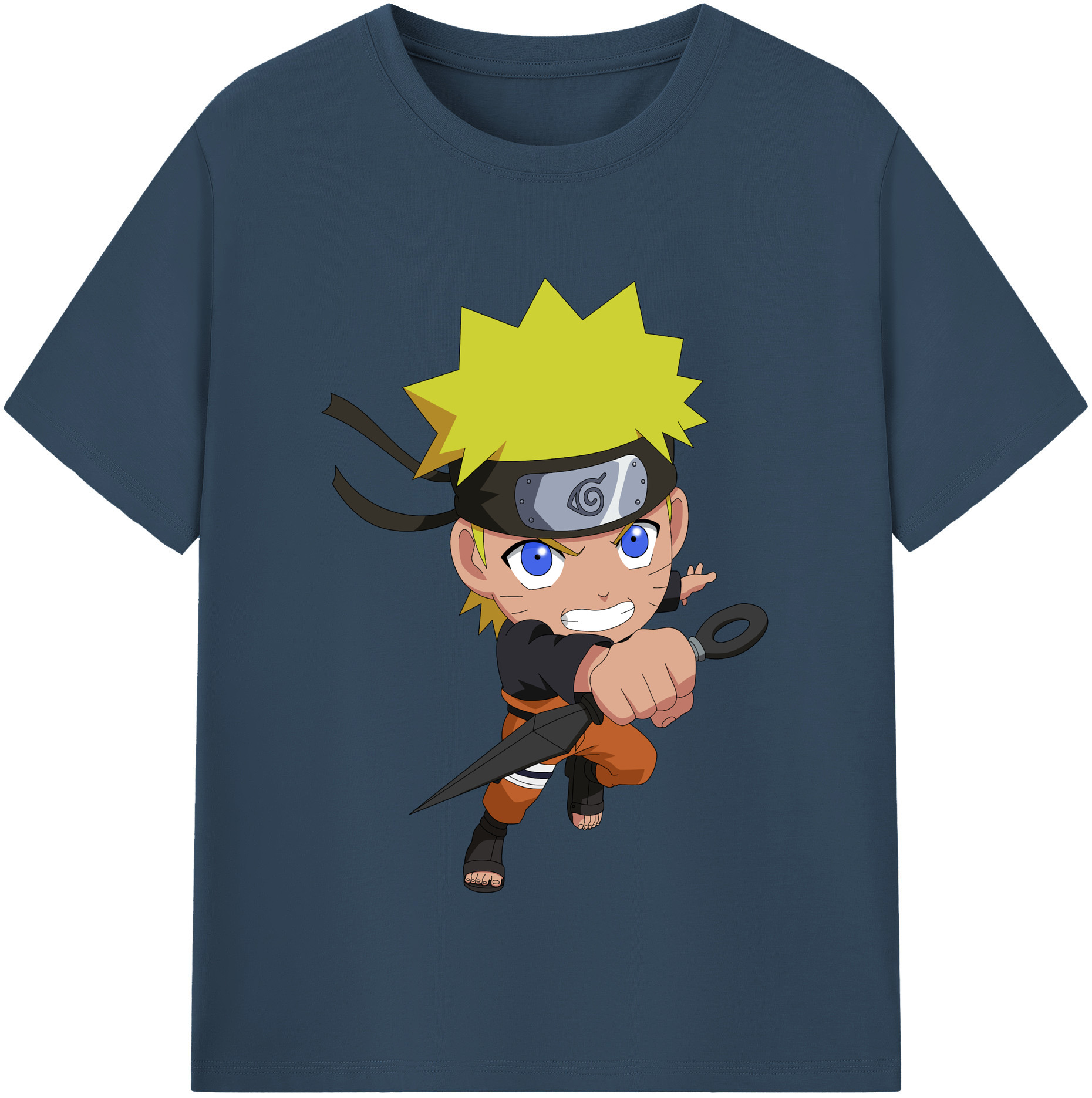 （画像用） NARUTO -ナルト- うずまき ナルト Uzumaki Naruto レディースカジュアルプリントTシャツ（綿100％）