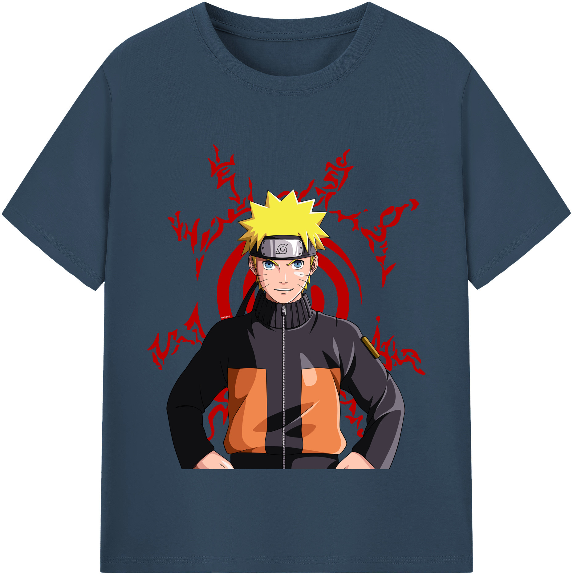（画像用） NARUTO -ナルト- うずまき ナルト Uzumaki Naruto レディースカジュアルプリントTシャツ（綿100％）