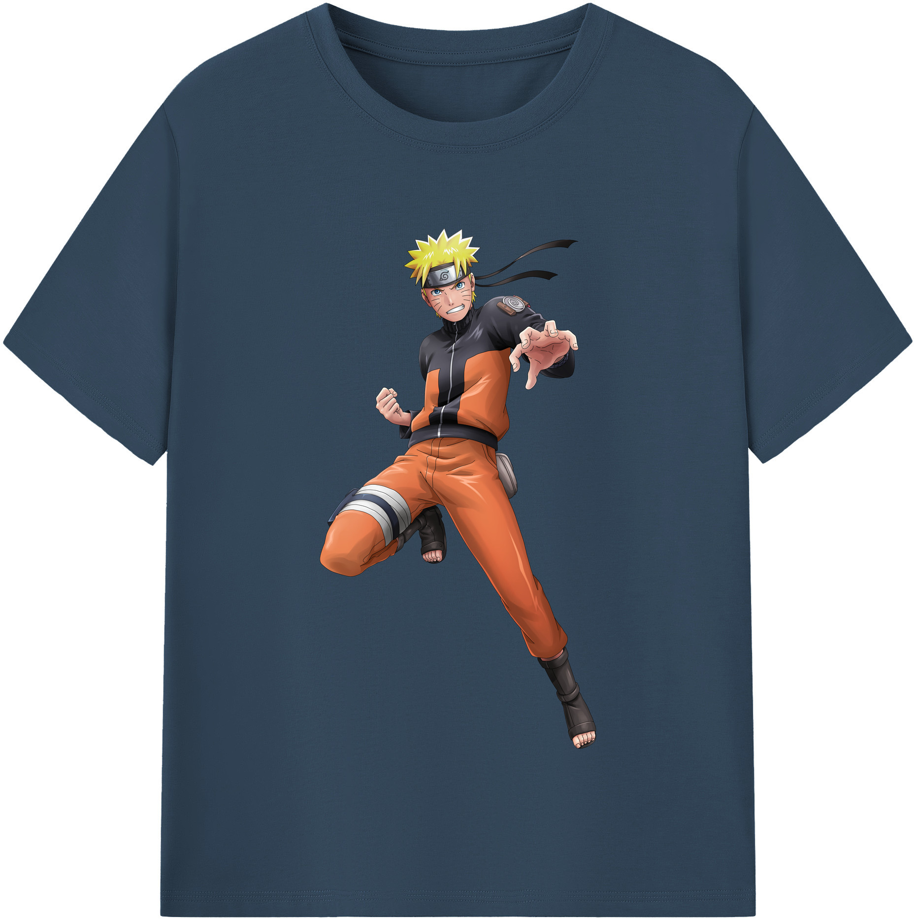 （画像用） NARUTO -ナルト- うずまき ナルト Uzumaki Naruto レディースカジュアルプリントTシャツ（綿100％）