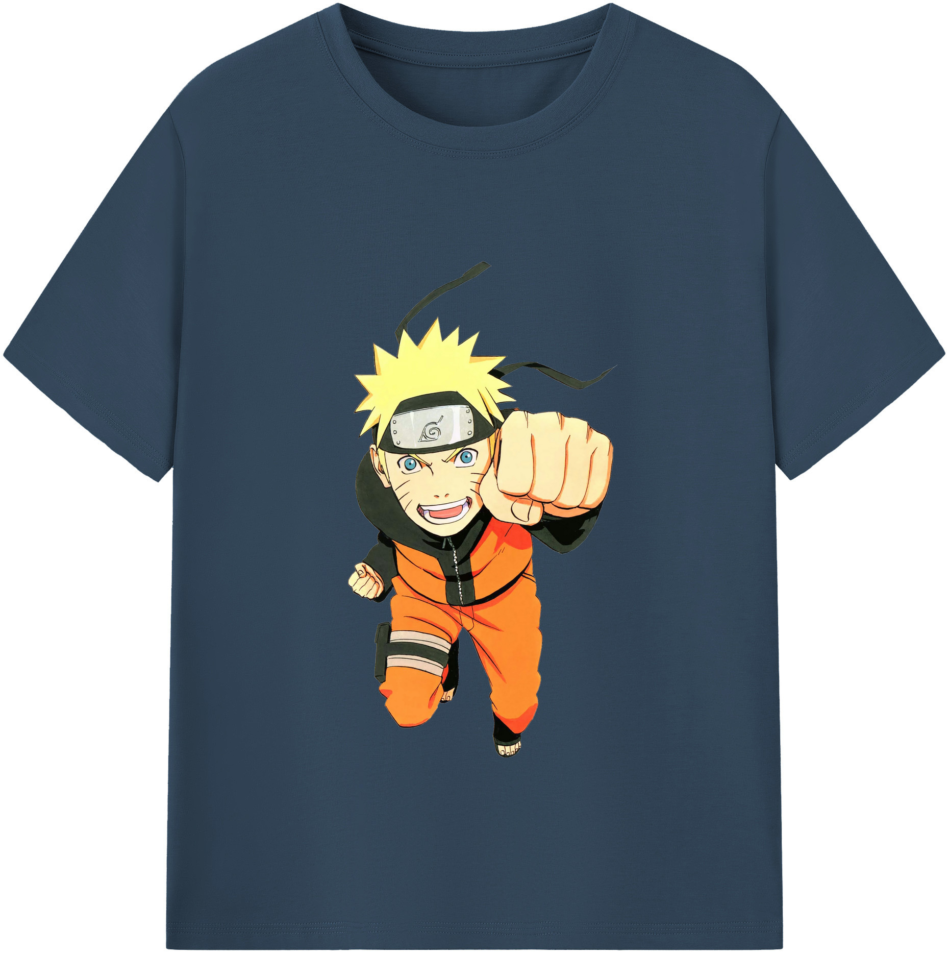 （画像用） NARUTO -ナルト- うずまき ナルト Uzumaki Naruto レディースカジュアルプリントTシャツ（綿100％）