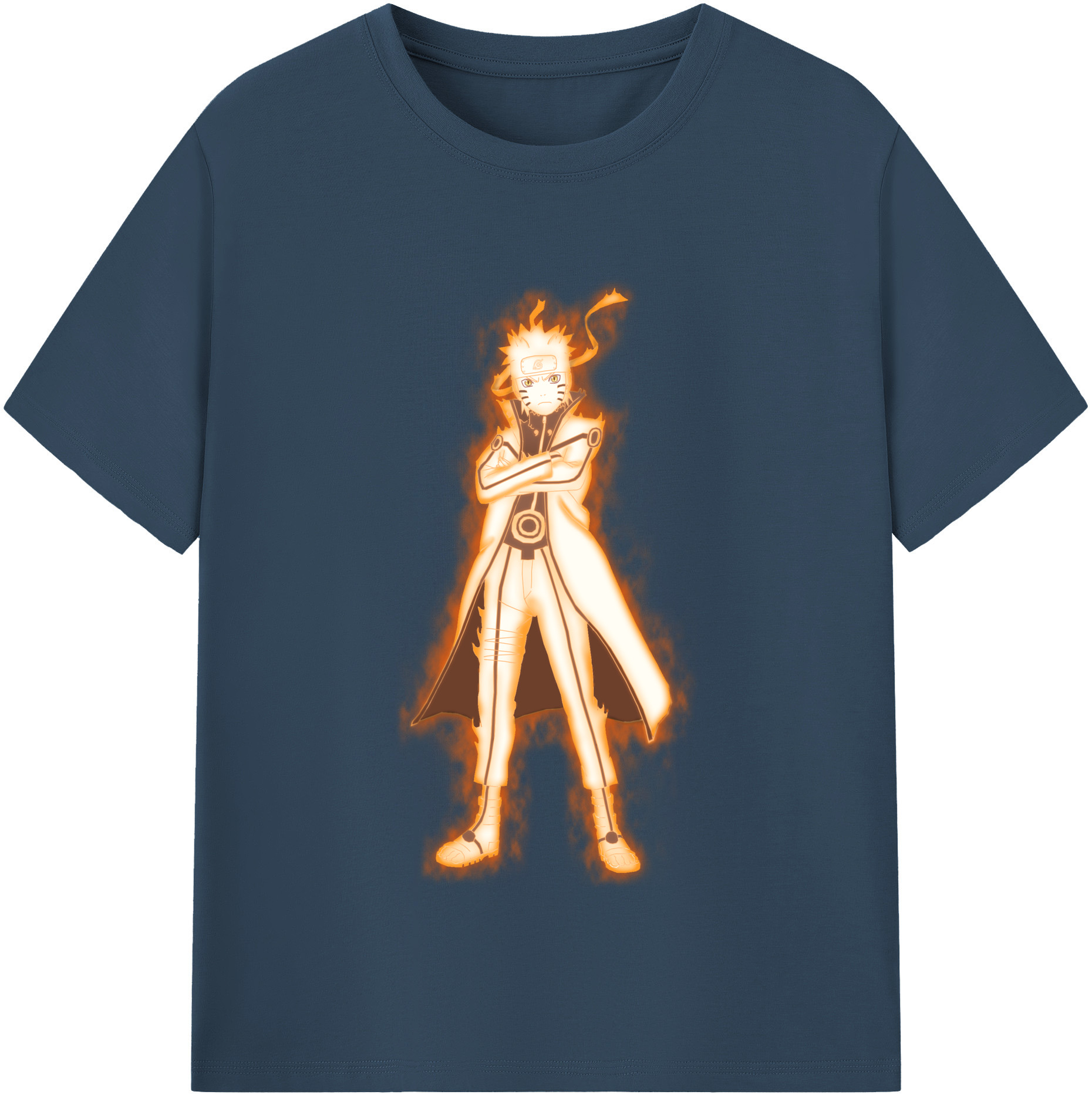 （画像用） NARUTO -ナルト- うずまき ナルト Uzumaki Naruto レディースカジュアルプリントTシャツ（綿100％）