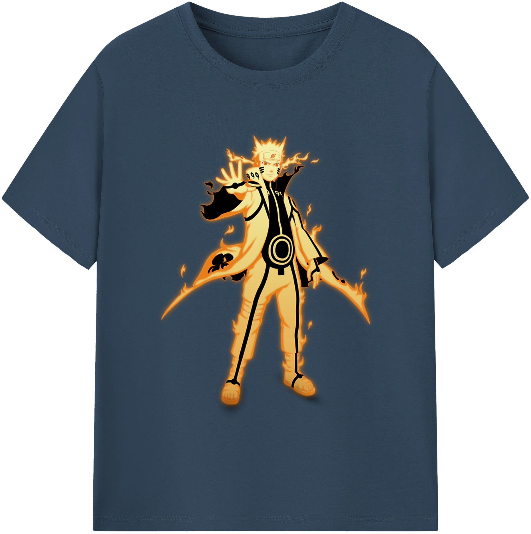 （画像用） NARUTO -ナルト- うずまき ナルト Uzumaki Naruto レディースカジュアルプリントTシャツ（綿100％）