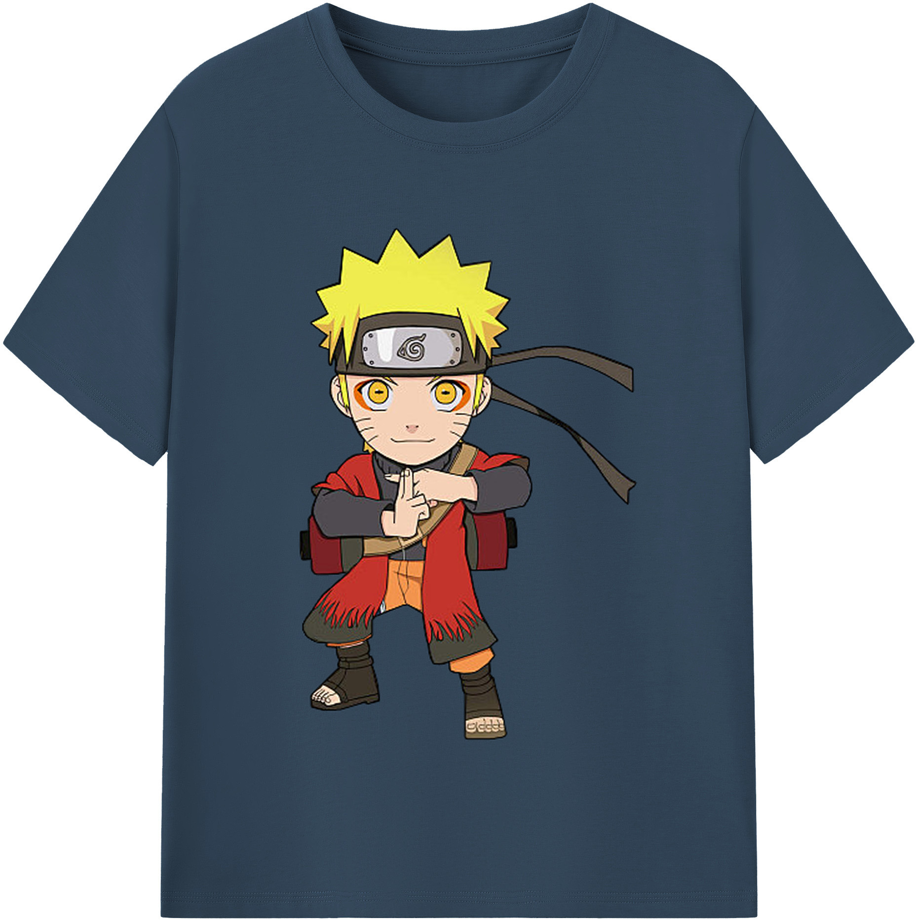（画像用） NARUTO -ナルト- うずまき ナルト Uzumaki Naruto レディースカジュアルプリントTシャツ（綿100％）