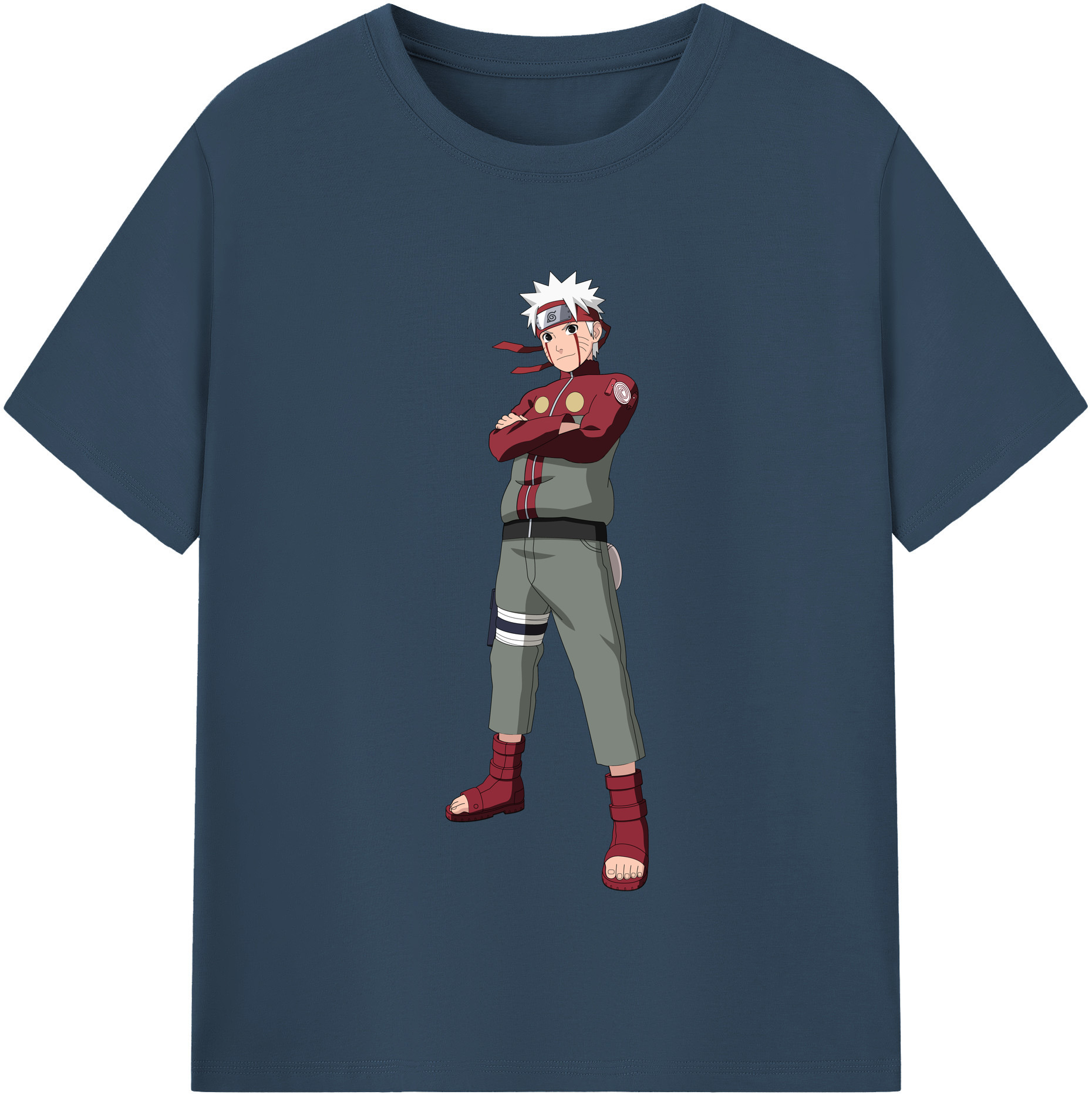 （画像用） NARUTO -ナルト- うずまき ナルト Uzumaki Naruto レディースカジュアルプリントTシャツ（綿100％）