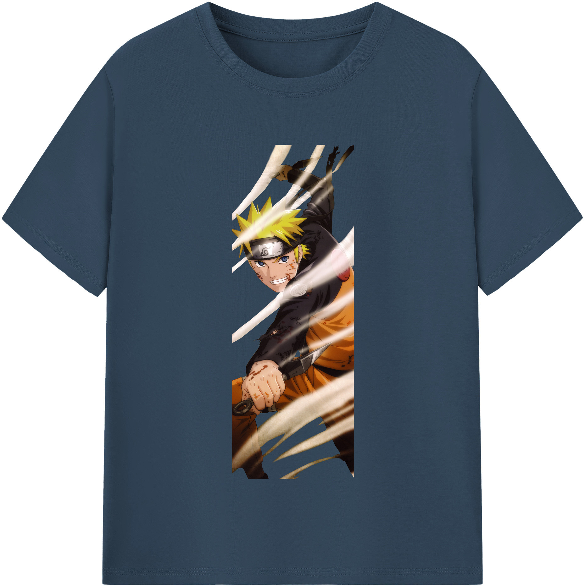 （画像用） NARUTO -ナルト- うずまき ナルト Uzumaki Naruto レディースカジュアルプリントTシャツ（綿100％）