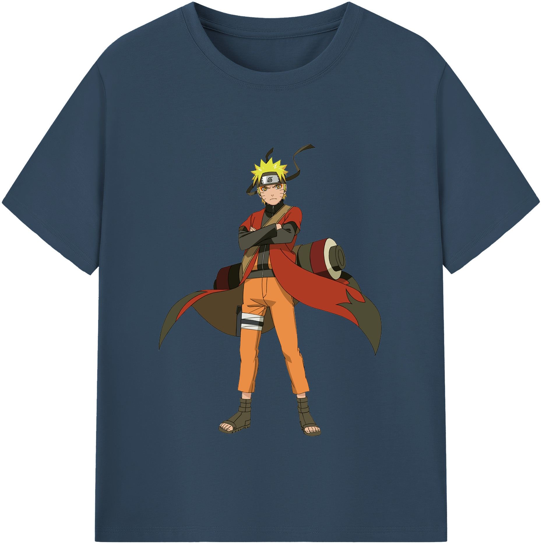 （画像用） NARUTO -ナルト- うずまき ナルト Uzumaki Naruto レディースカジュアルプリントTシャツ（綿100％）