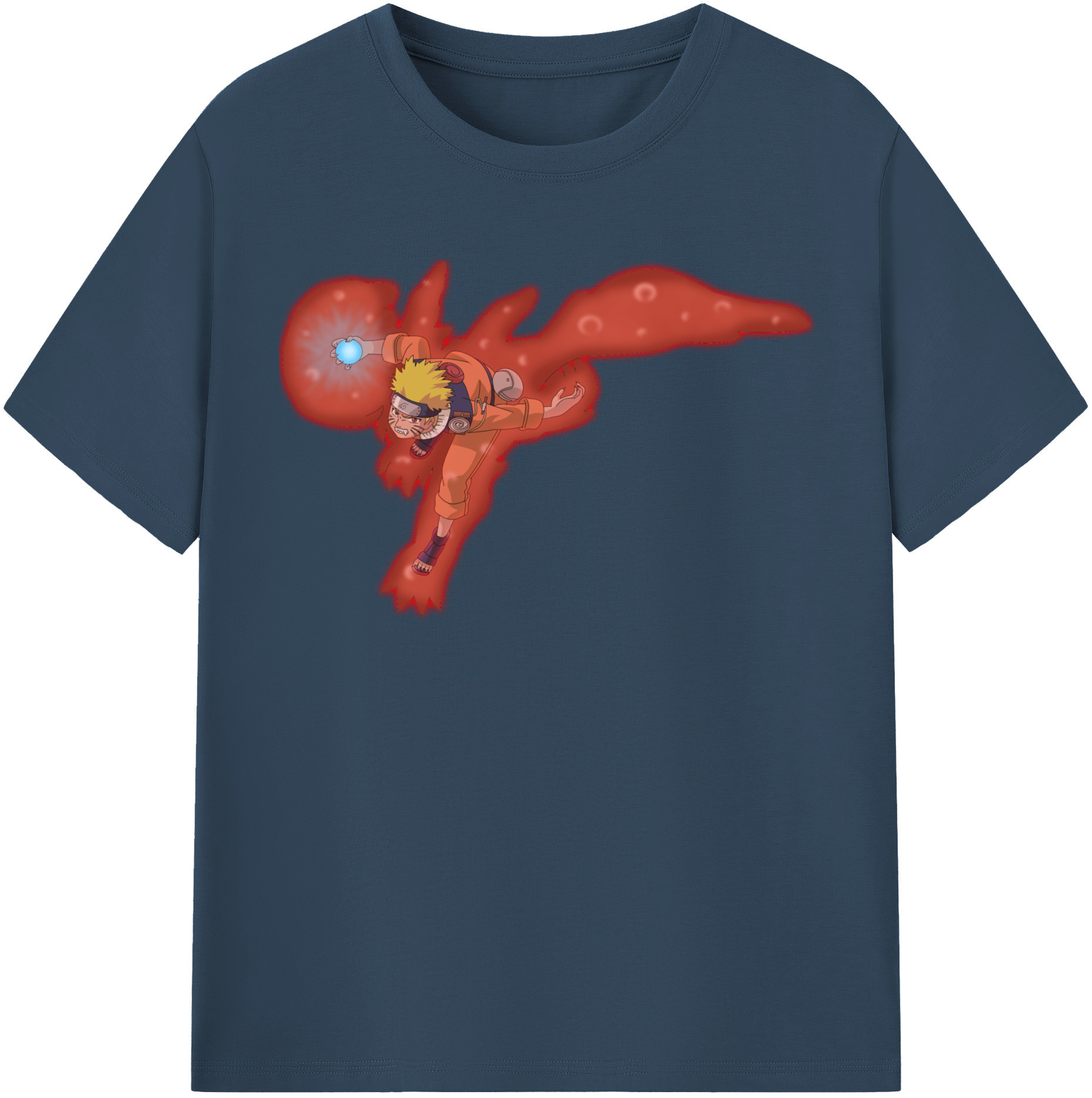 （画像用） NARUTO -ナルト- うずまき ナルト Uzumaki Naruto レディースカジュアルプリントTシャツ（綿100％）