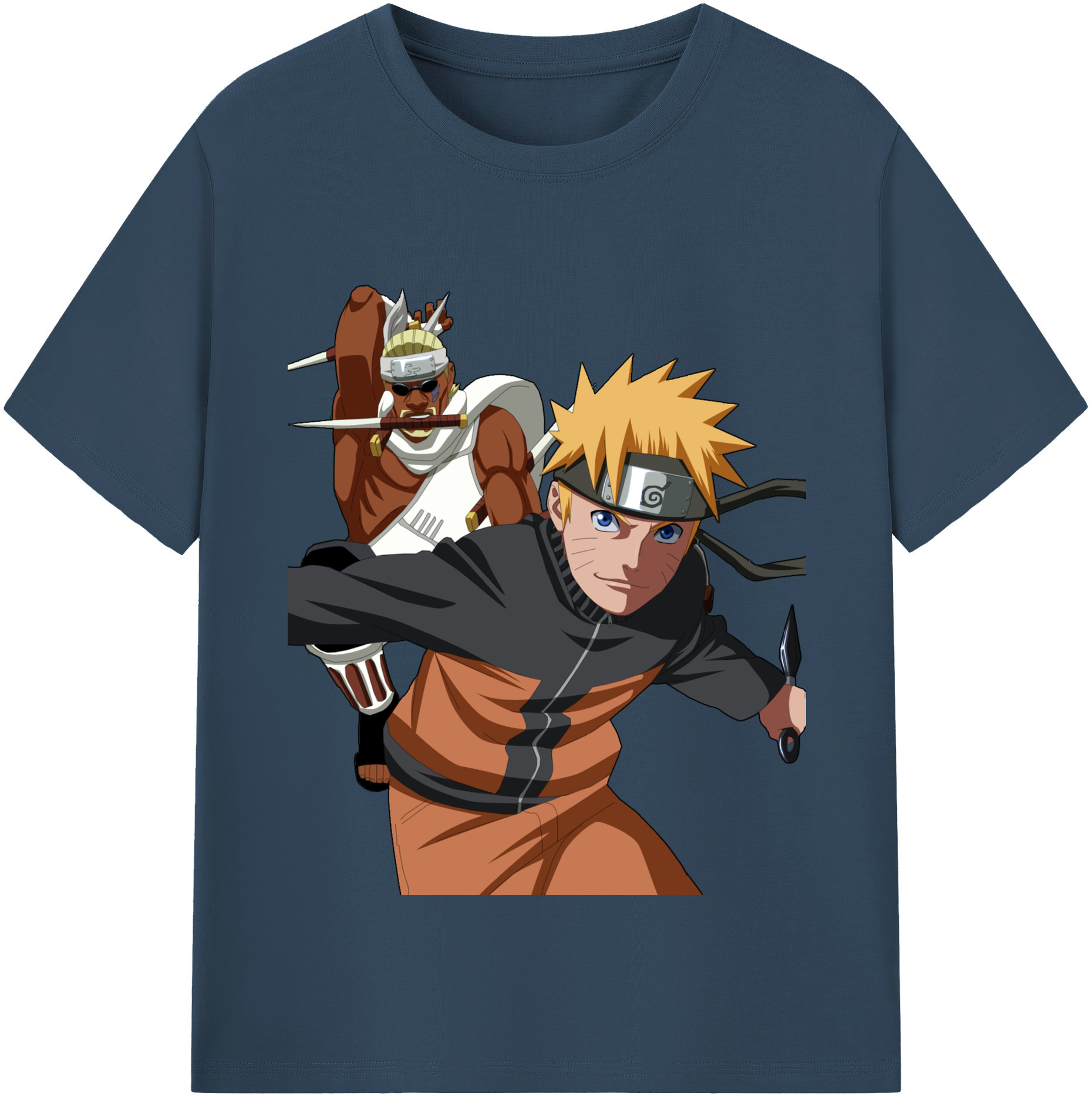 （画像用） NARUTO -ナルト- うずまき ナルト Uzumaki Naruto レディースカジュアルプリントTシャツ（綿100％）
