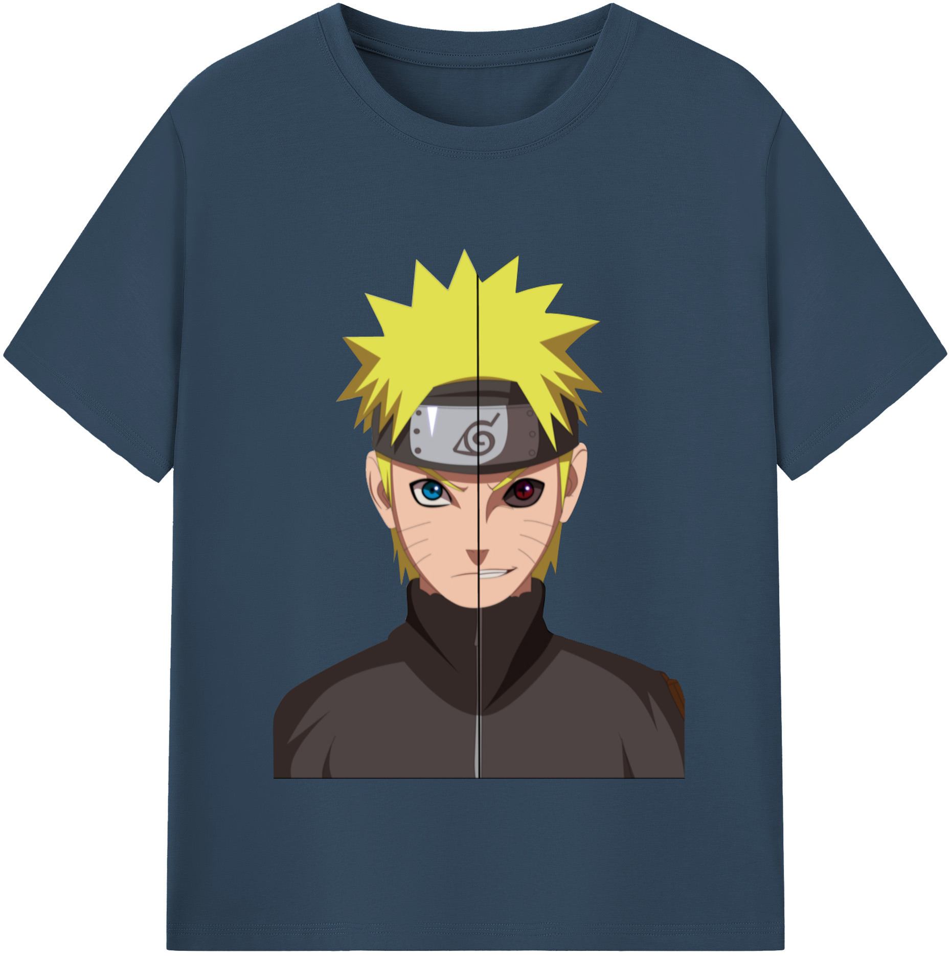 （画像用） NARUTO -ナルト- うずまき ナルト Uzumaki Naruto レディースカジュアルプリントTシャツ（綿100％）
