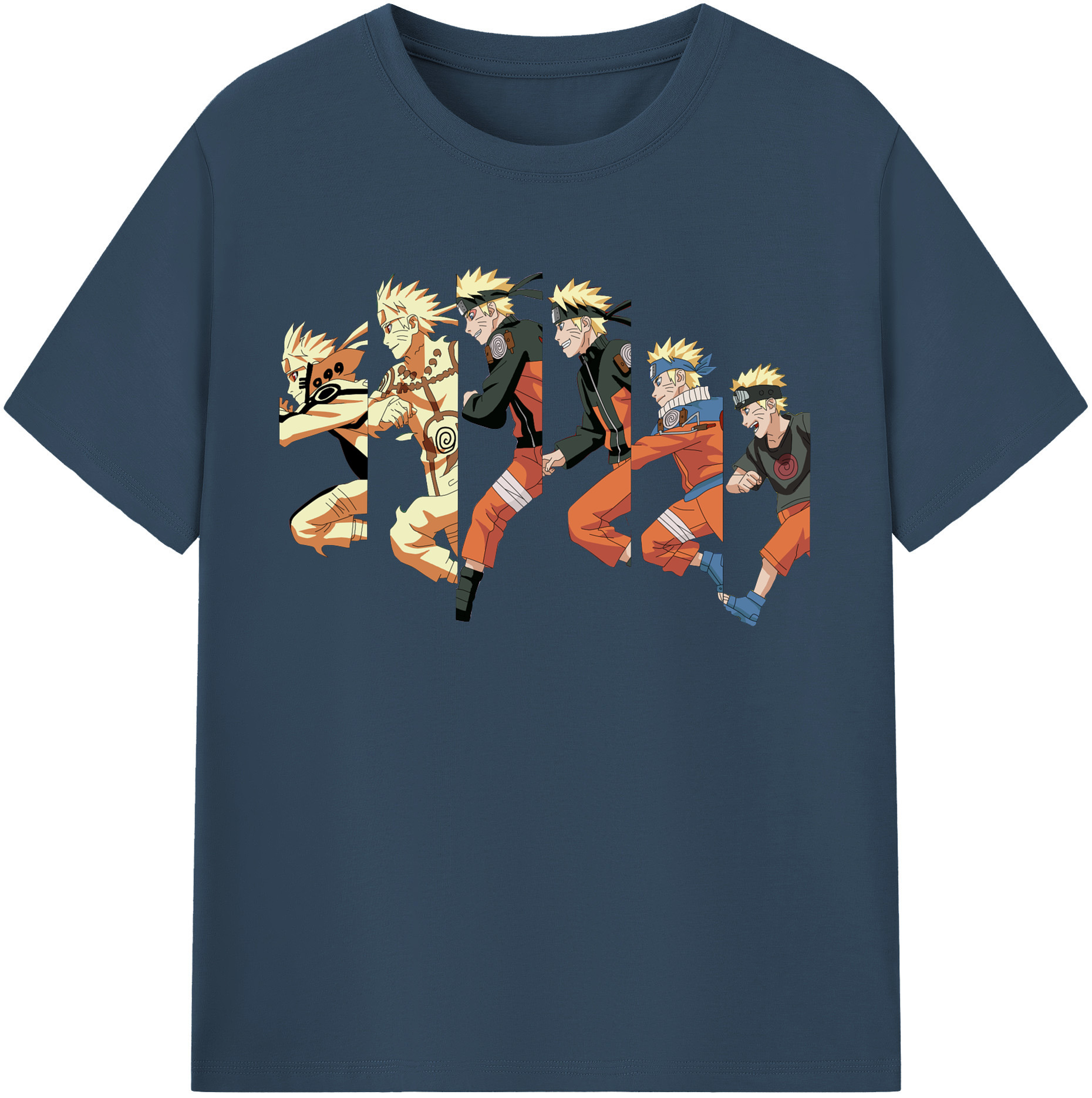（画像用） NARUTO -ナルト- うずまき ナルト Uzumaki Naruto レディースカジュアルプリントTシャツ（綿100％）