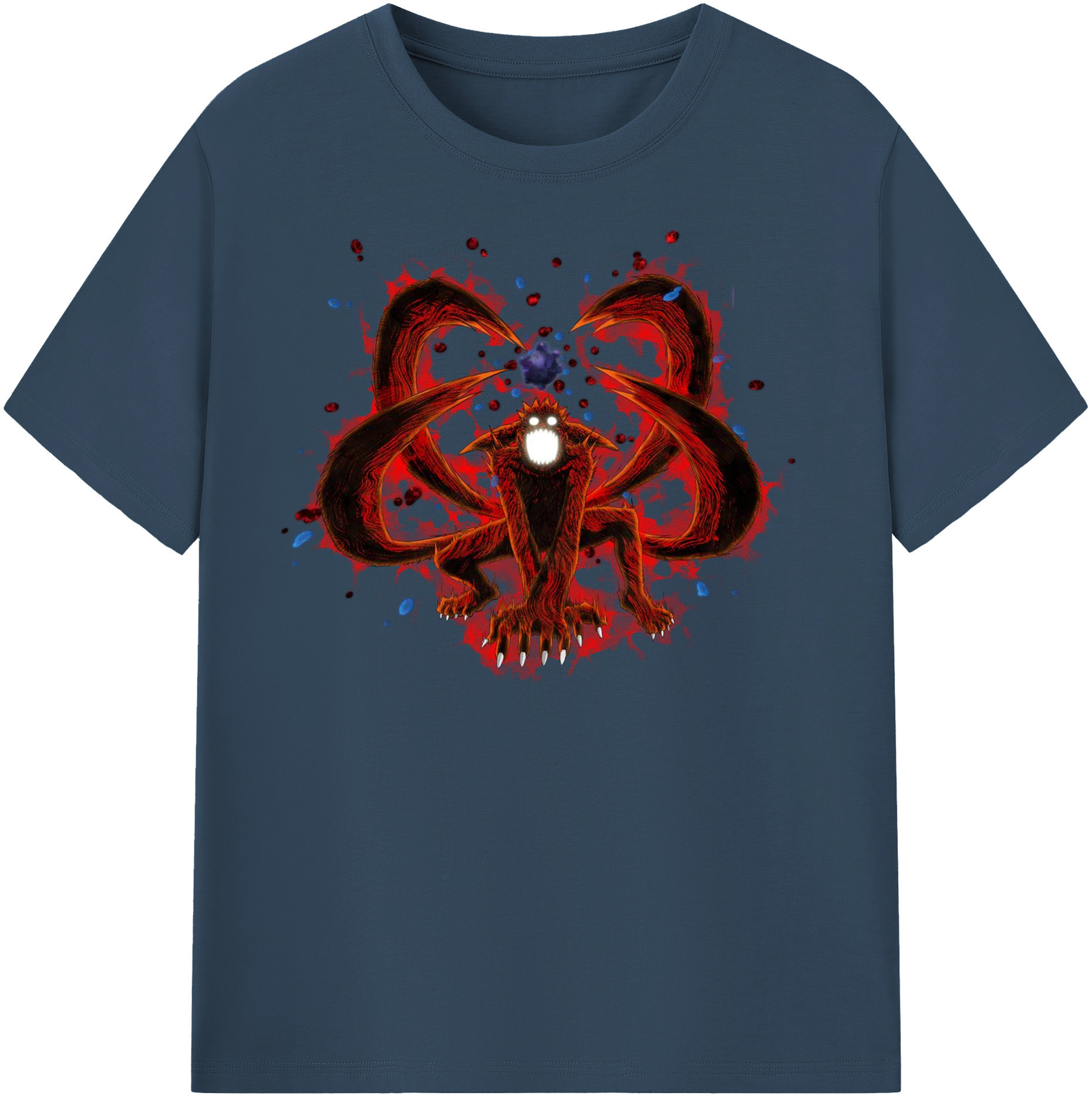（画像用） NARUTO -ナルト- うずまき ナルト Uzumaki Naruto レディースカジュアルプリントTシャツ（綿100％）