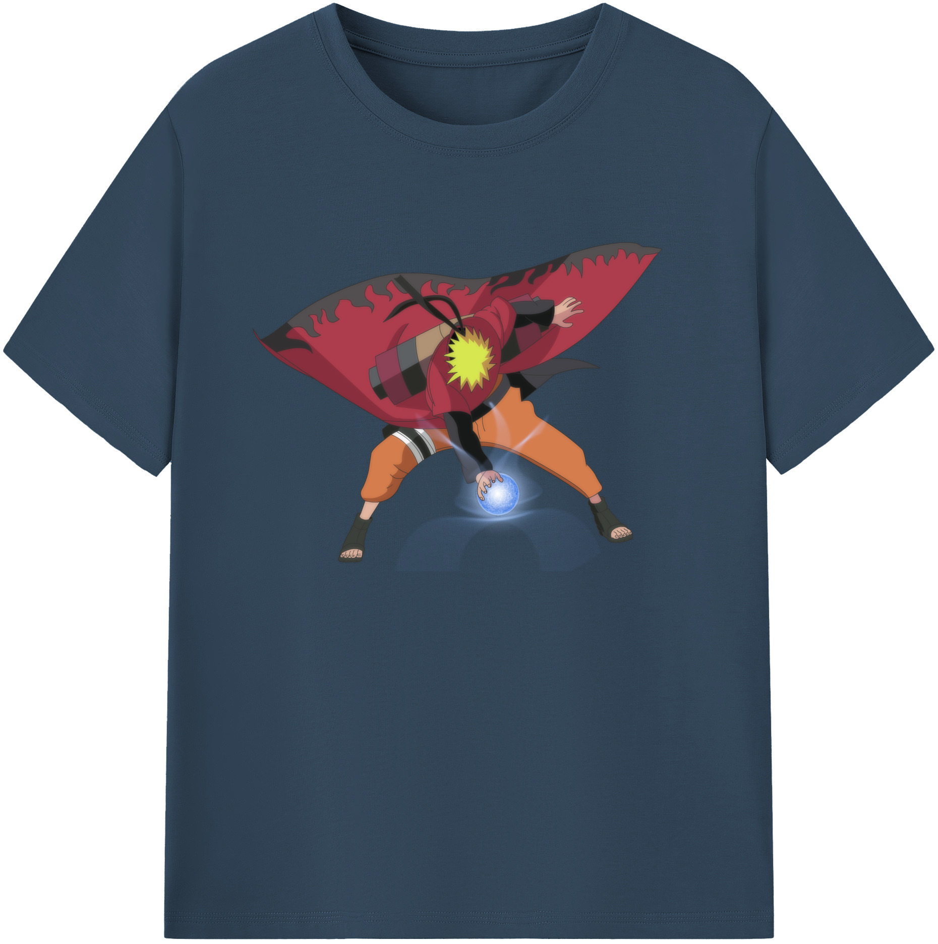 （画像用） NARUTO -ナルト- うずまき ナルト Uzumaki Naruto レディースカジュアルプリントTシャツ（綿100％）