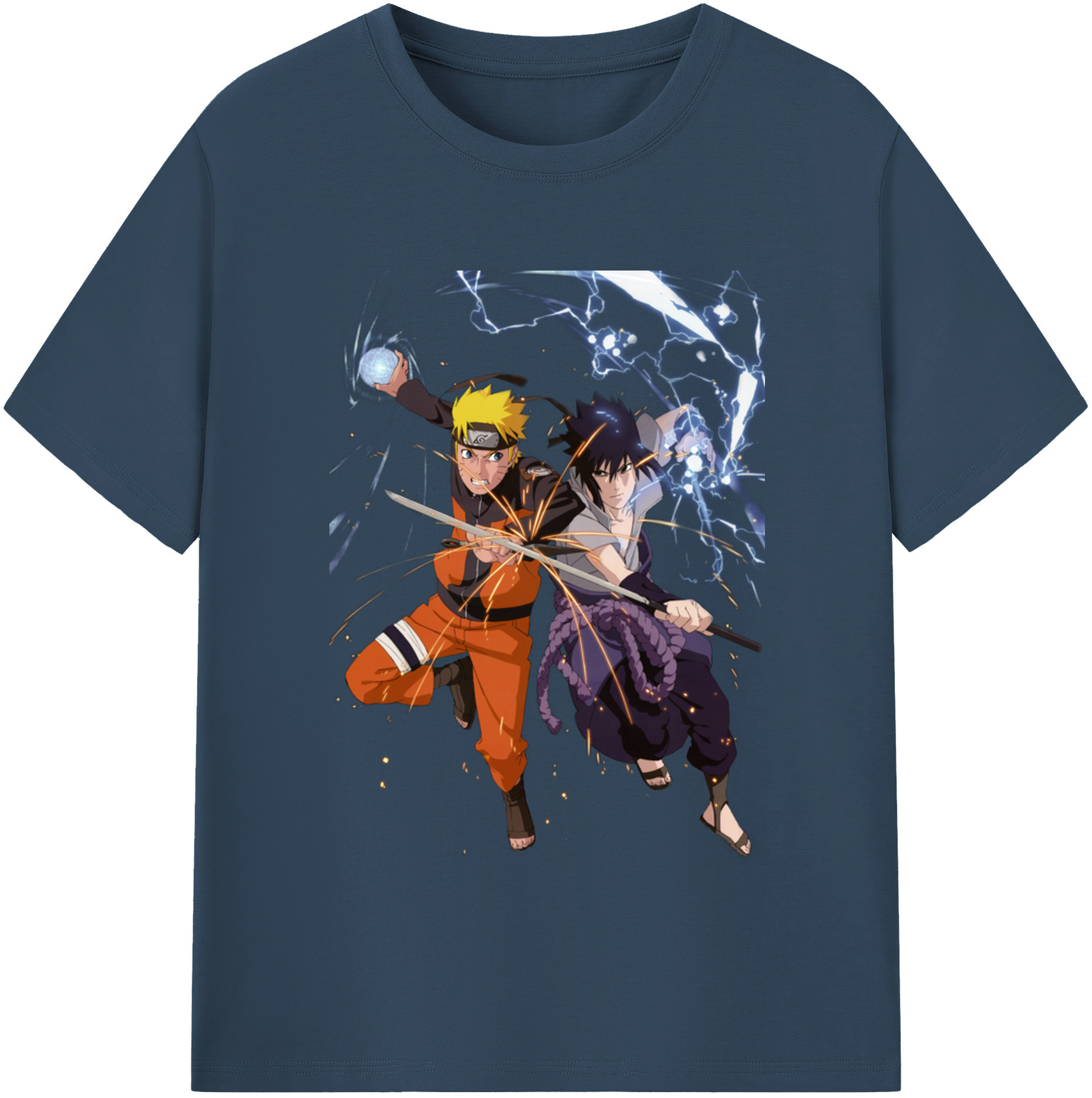 （画像用） NARUTO -ナルト- うずまき ナルト Uzumaki Naruto レディースカジュアルプリントTシャツ（綿100％）