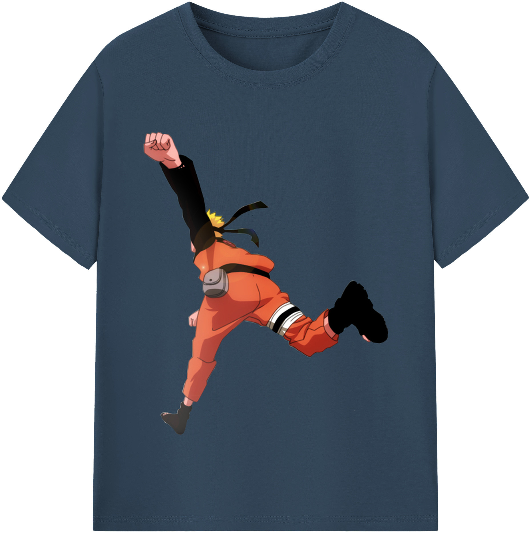 （画像用） NARUTO -ナルト- うずまき ナルト Uzumaki Naruto レディースカジュアルプリントTシャツ（綿100％）