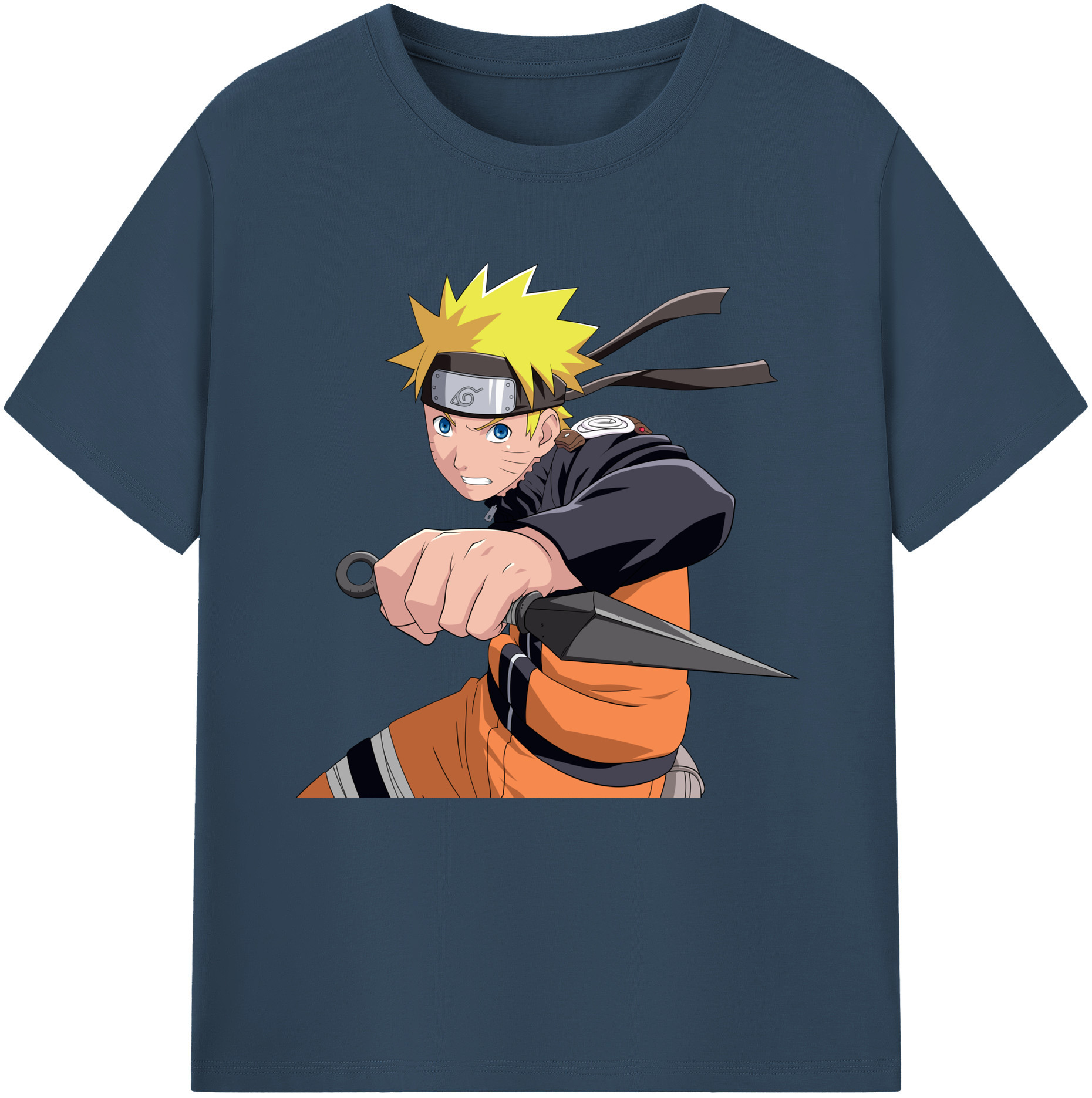 （画像用） NARUTO -ナルト- うずまき ナルト Uzumaki Naruto レディースカジュアルプリントTシャツ（綿100％）