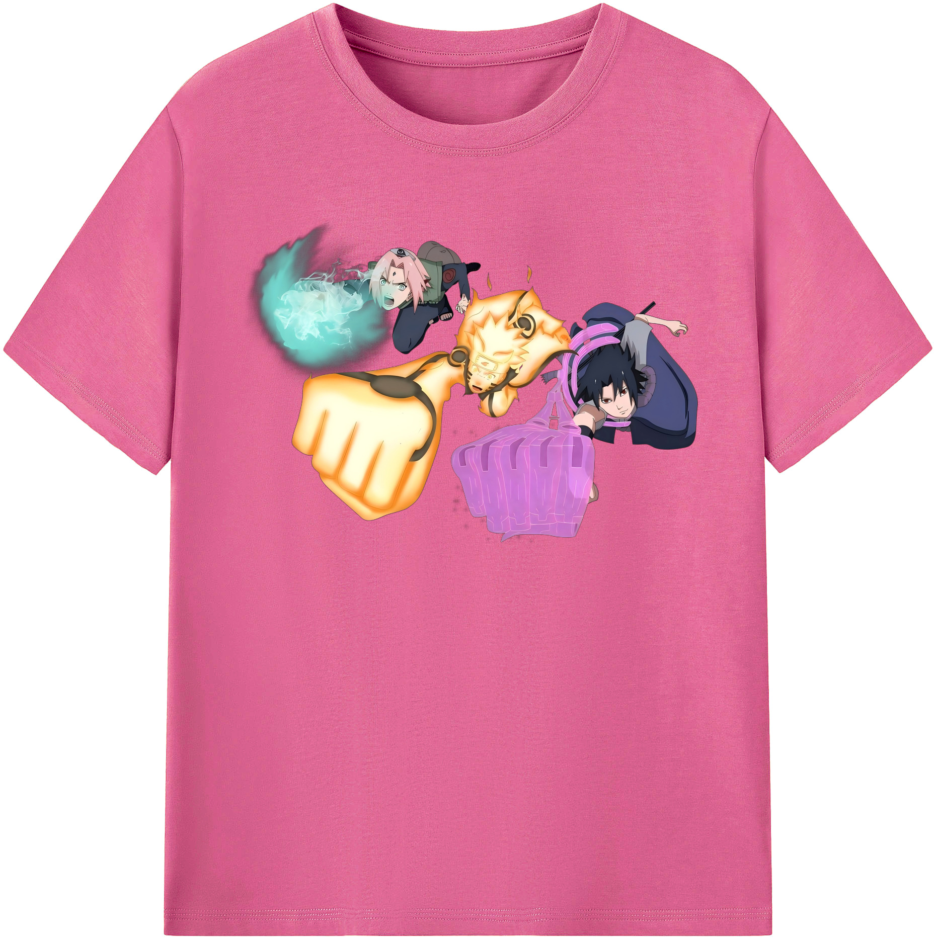 （画像用） NARUTO -ナルト- うずまき ナルト Uzumaki Naruto レディースカジュアルプリントTシャツ（綿100％）