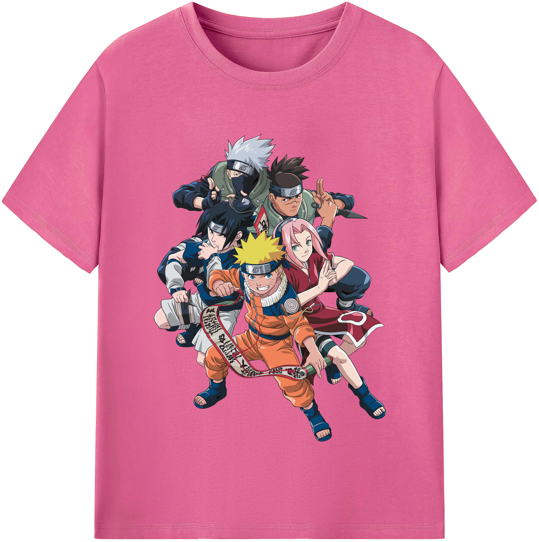 （画像用） NARUTO -ナルト- うずまき ナルト Uzumaki Naruto レディースカジュアルプリントTシャツ（綿100％）