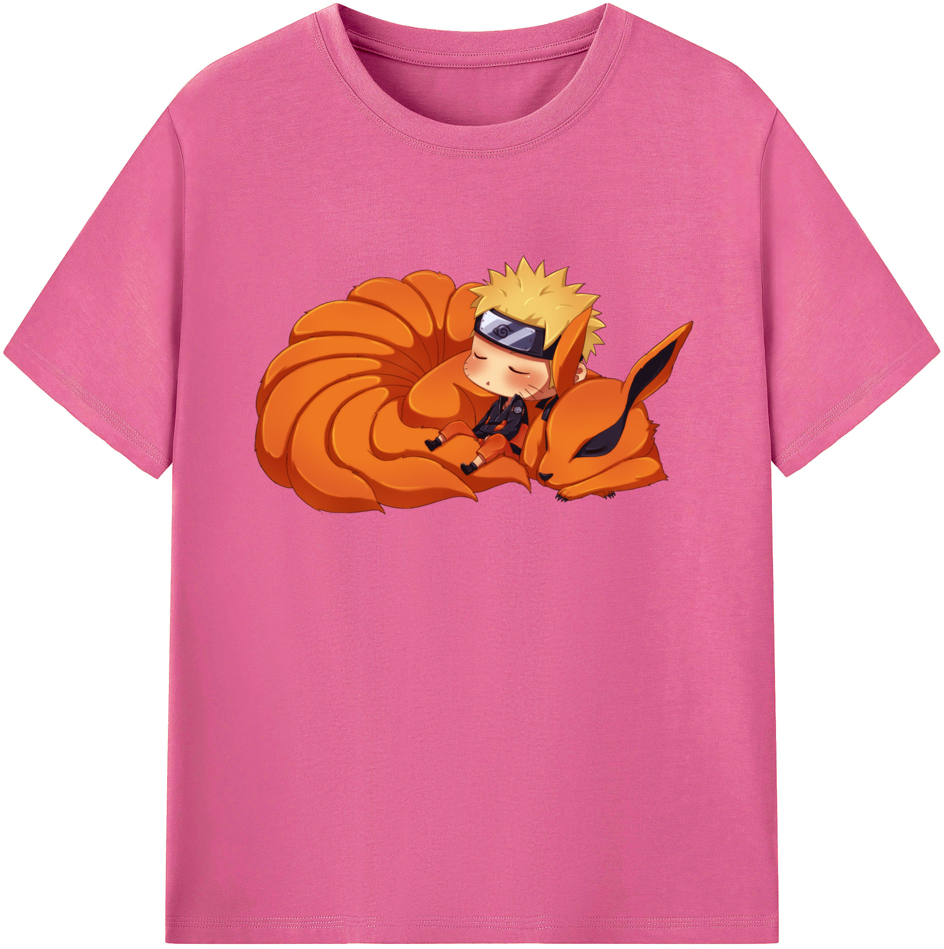 （画像用） NARUTO -ナルト- うずまき ナルト Uzumaki Naruto レディースカジュアルプリントTシャツ（綿100％）